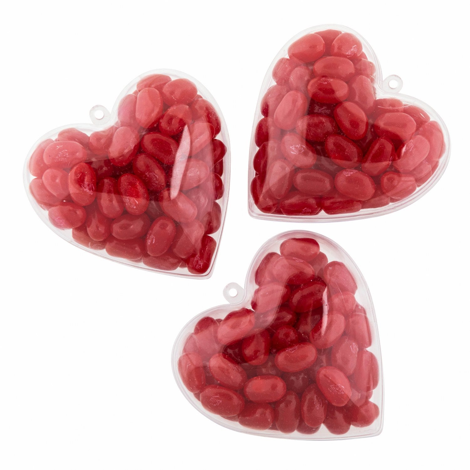 Heart Shaped Acrylic Candy Boxes 24 Pack 2.51"x2.08"x1.18"