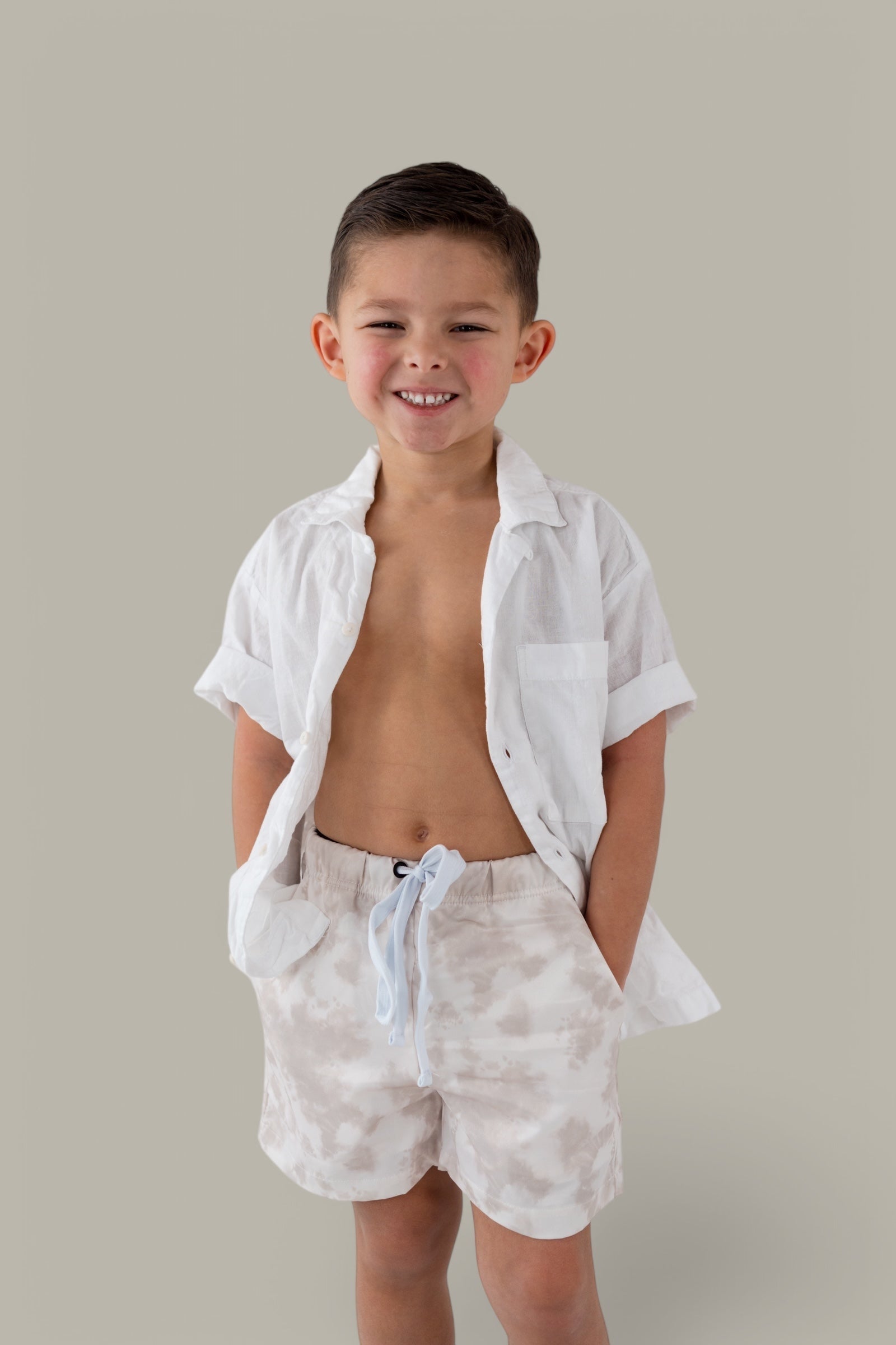 Sandy Shores Boy’s Dream Swim Trunks