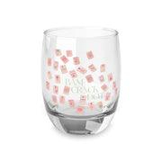 Mah Jong Wine Glass