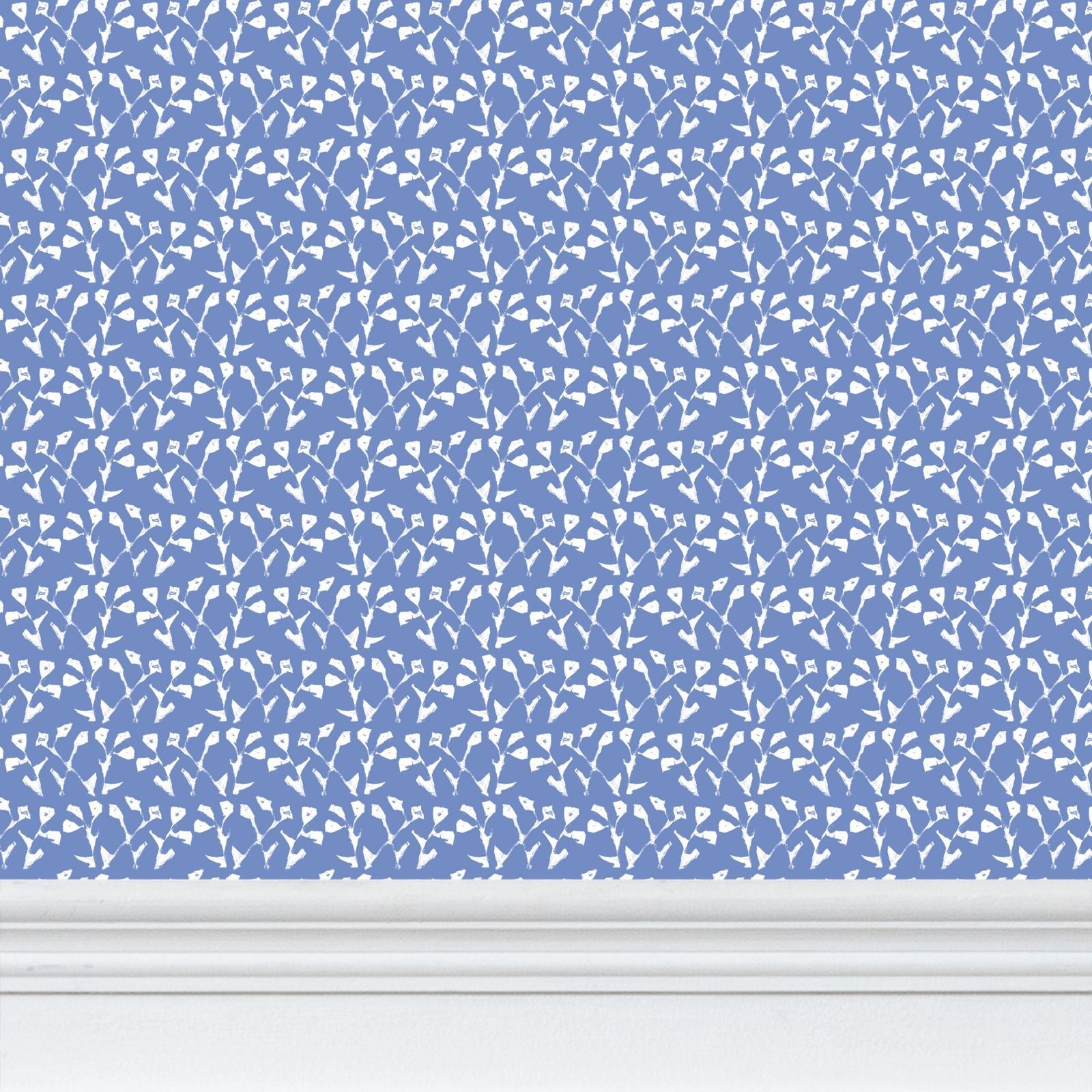 Genevieve Wallpaper (blue)