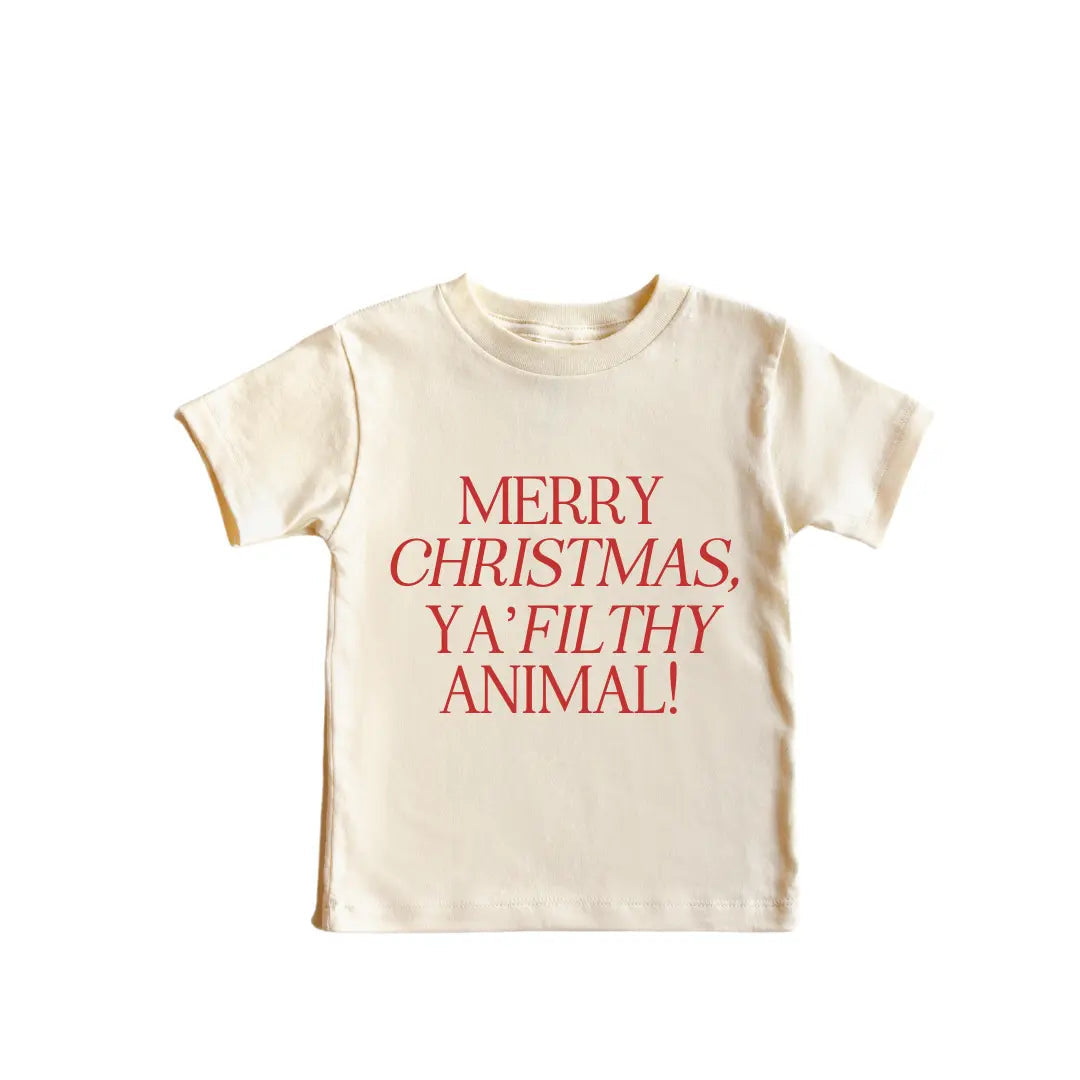 Merry Christmas, Ya Filthy Animal Tee