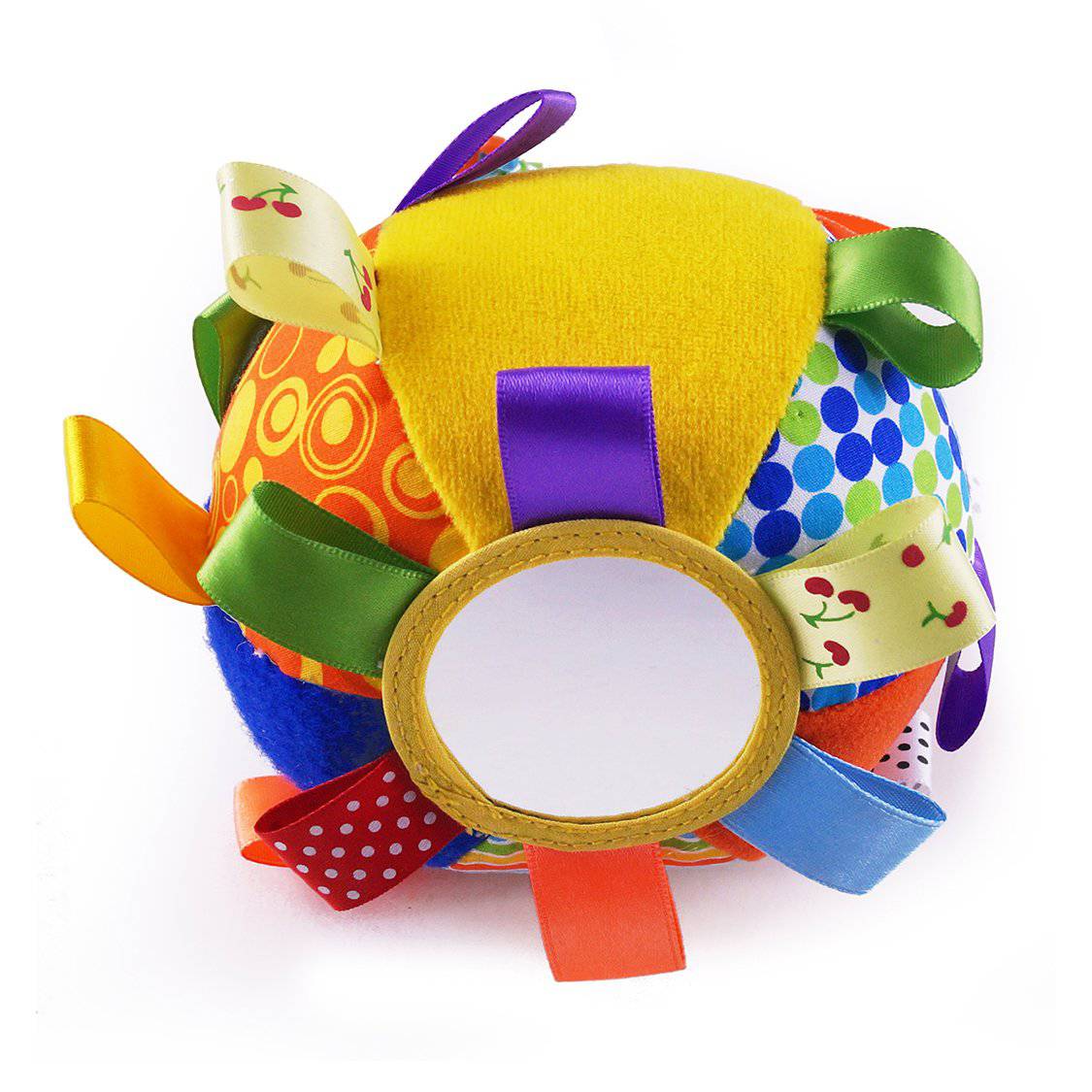 Rainbow Ribbons Plush Infant Sensory Toy