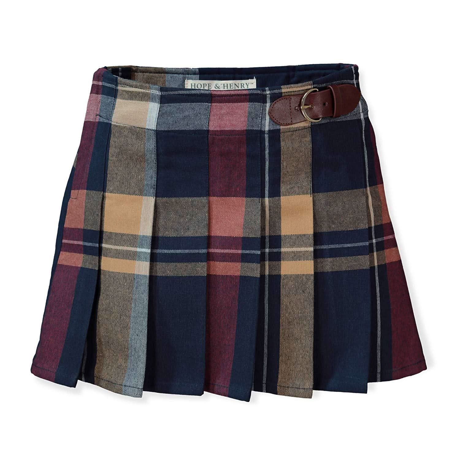 Organic Pleated Skirt With Buckle Detail - Baby