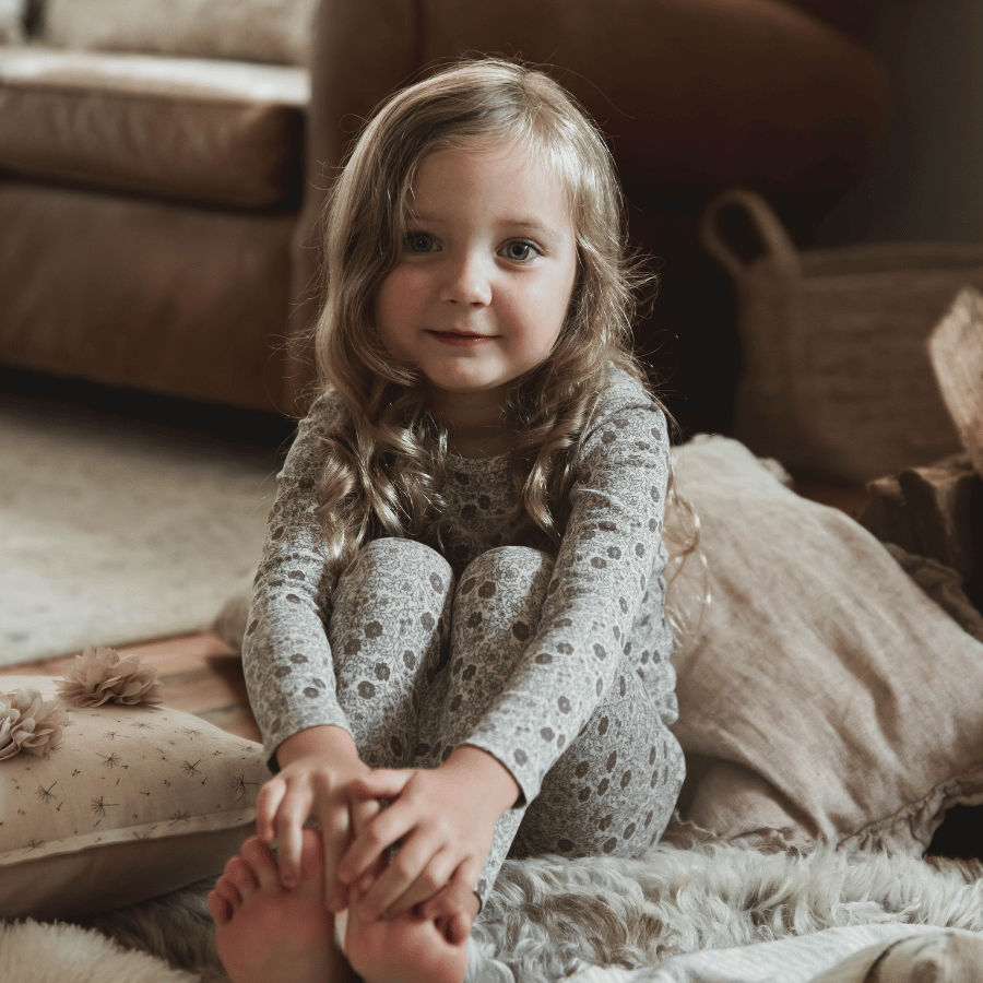 The Printed Long Sleeve Tee -  Isla