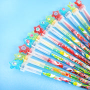 Shark Family Stackable Crayon With Stamper Topper