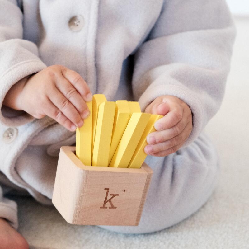 Hamburger & Fries Wooden Musical Set