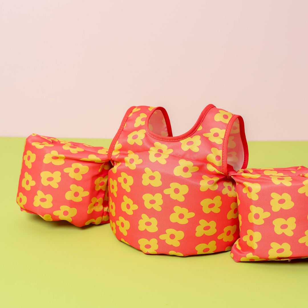 Flower Power (coral) Kids Float