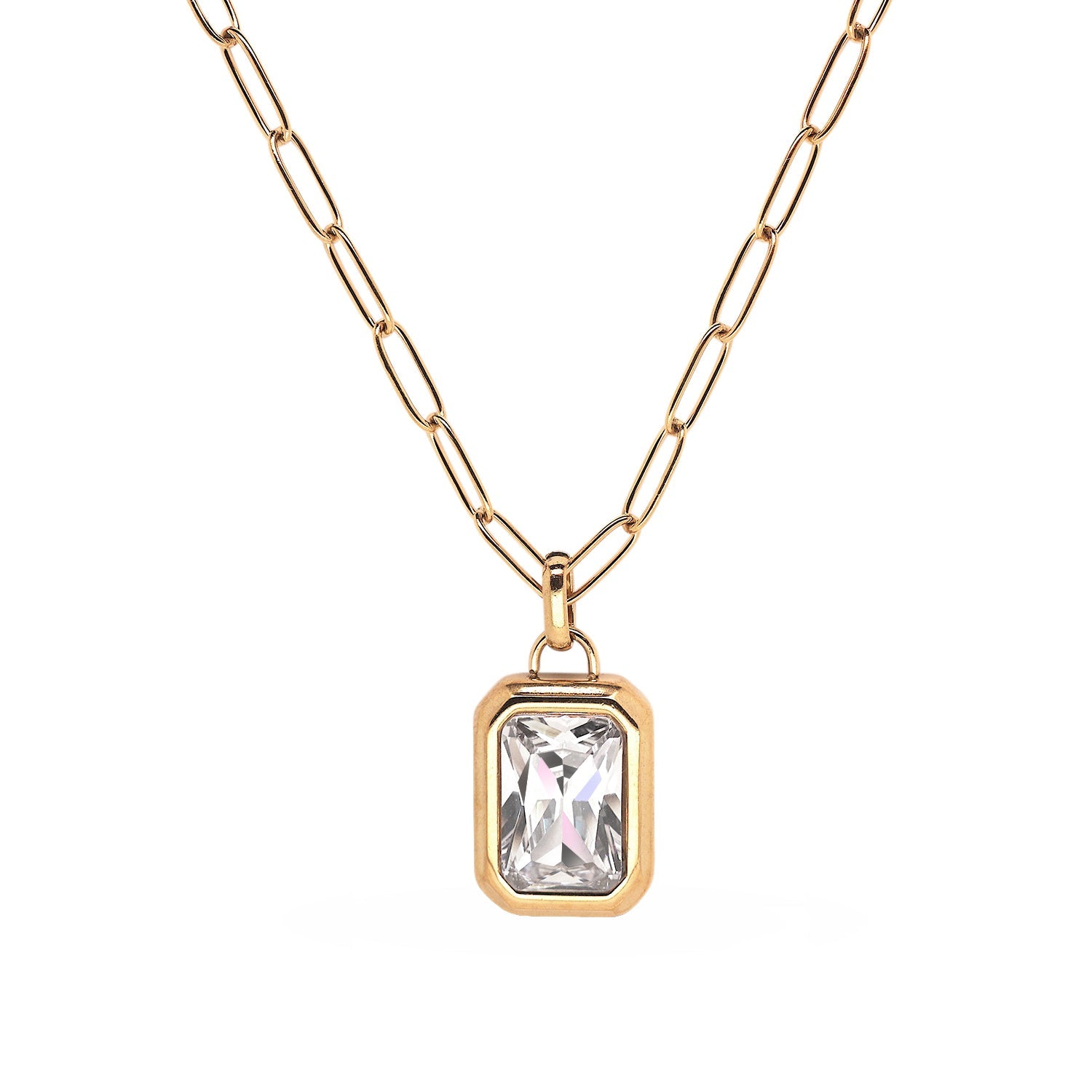 Genesis Bezel Chain Necklace