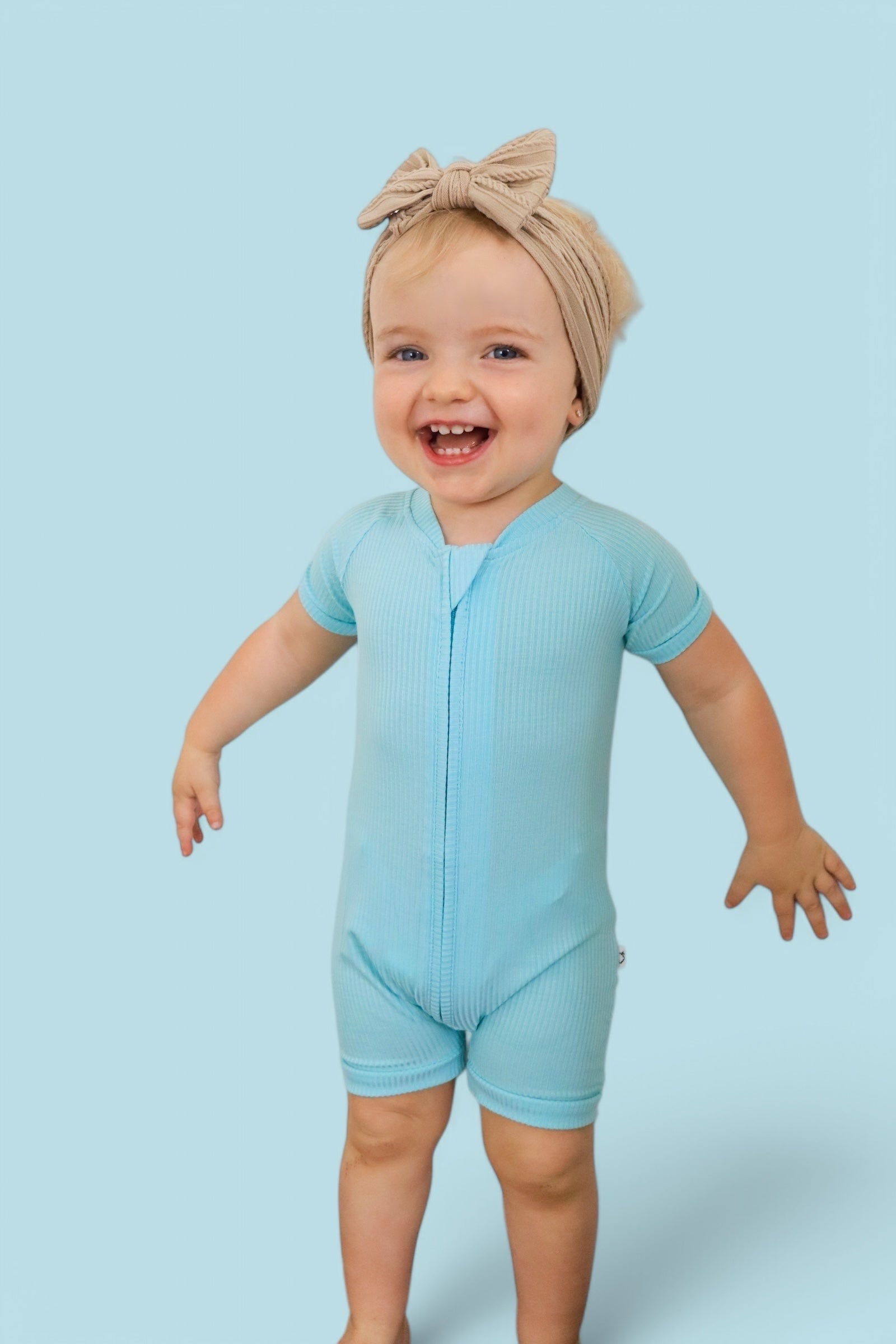 Capri Blue Rib Dream Shortie