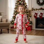Ribbed Bamboo Santa Zippy