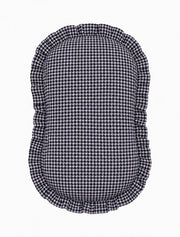 Black White Houndstooth Baby Lounger Cover