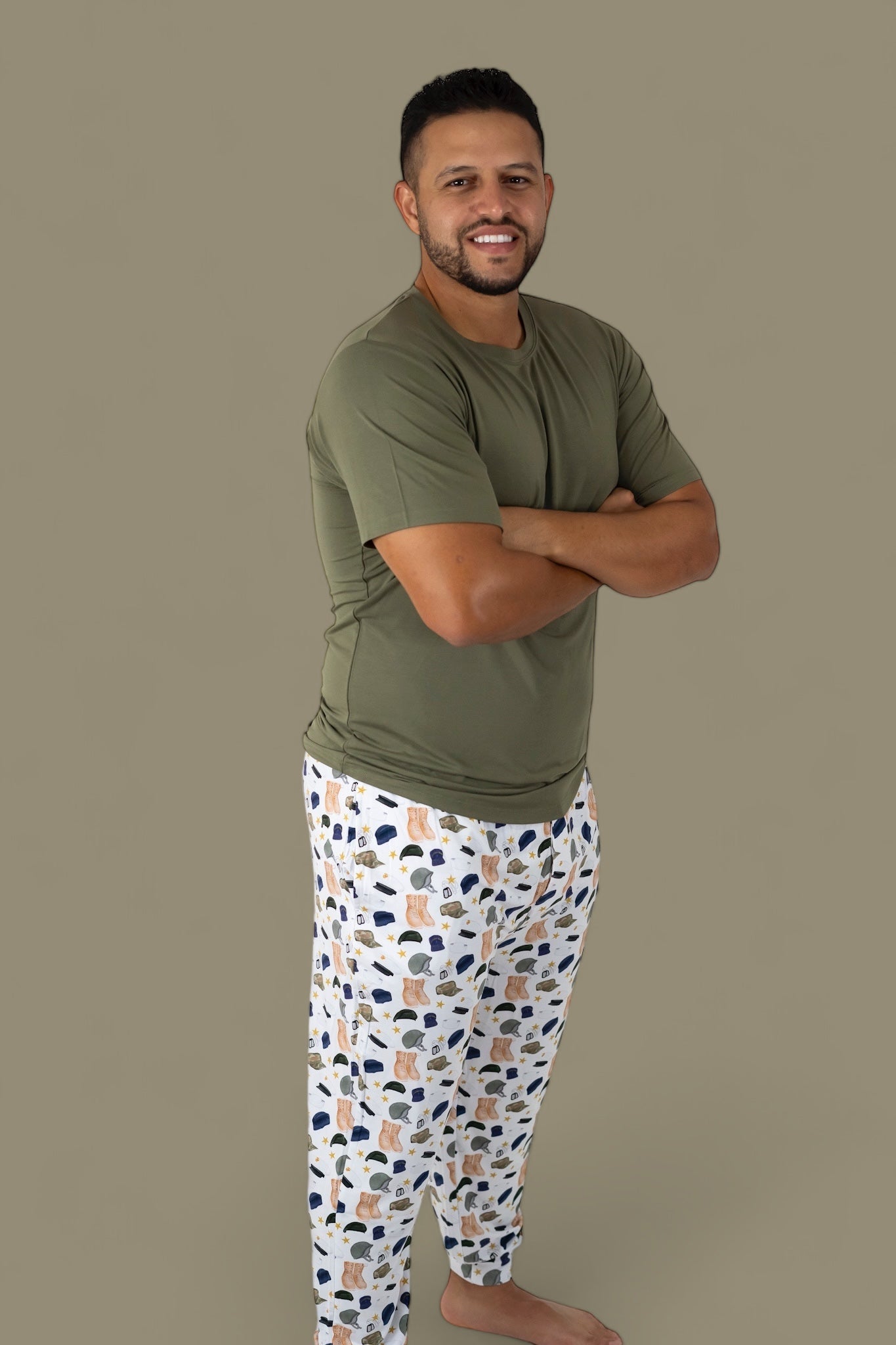 Thank You For Your Service Short Sleeve Men's Dream Jogger Set