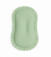 Green Ruffle Baby Lounger Cover (Ships June 8)