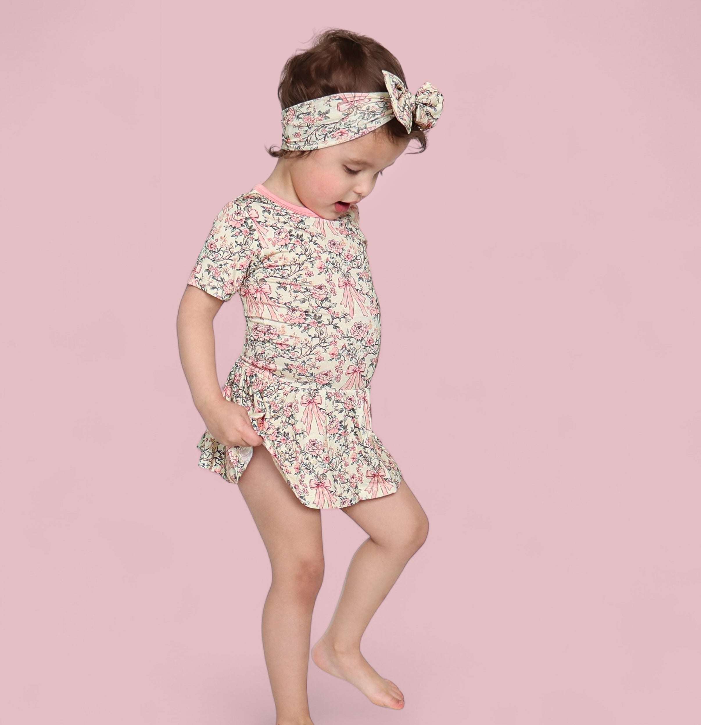 Victorian Bloom Dream Bodysuit Dress