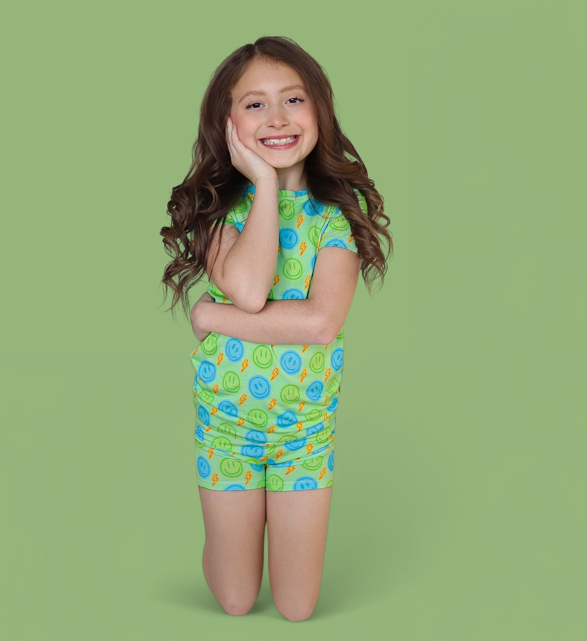 Neon Smiles Dream Short Set