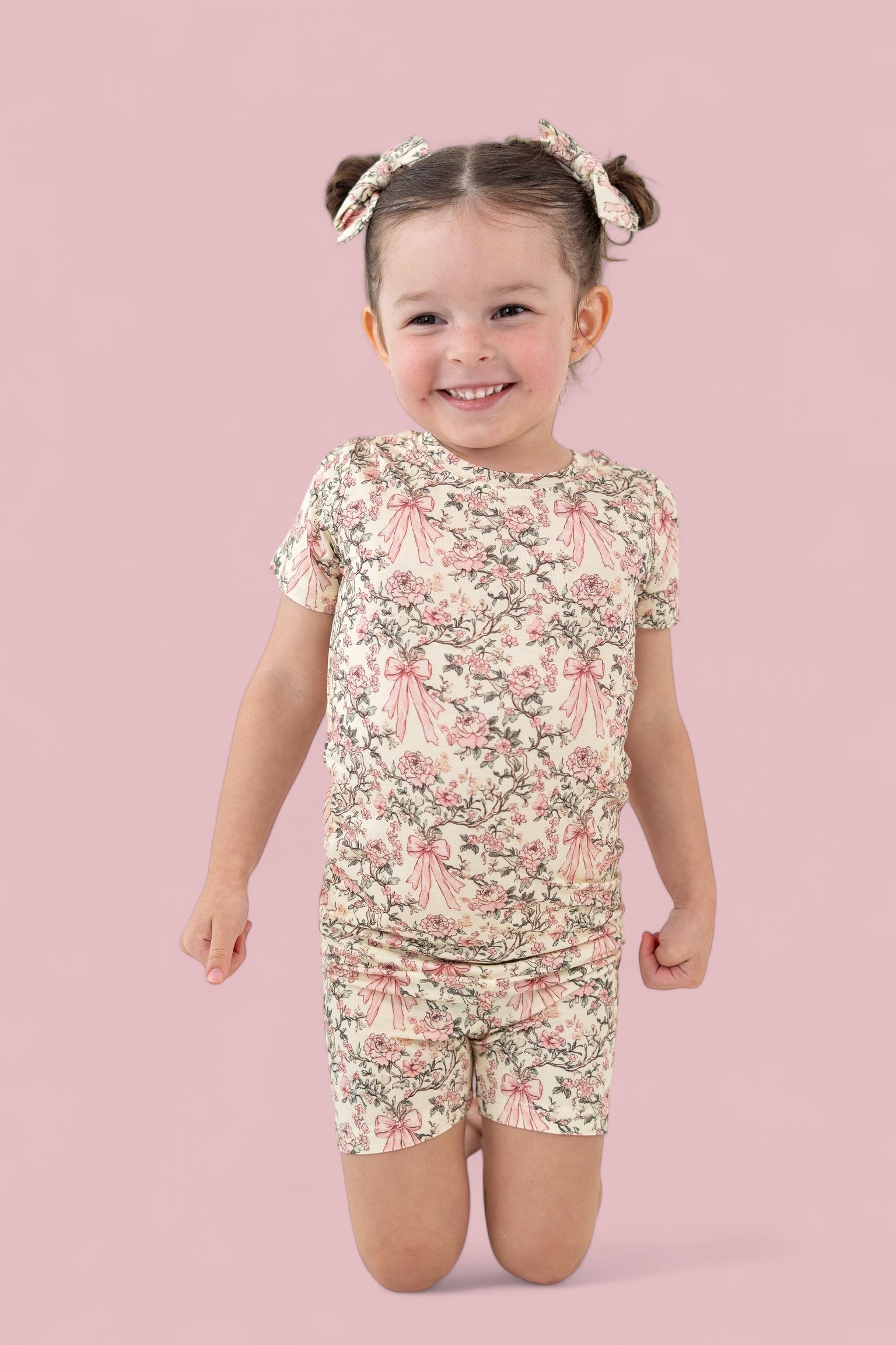 Victorian Bloom Dream Short Set