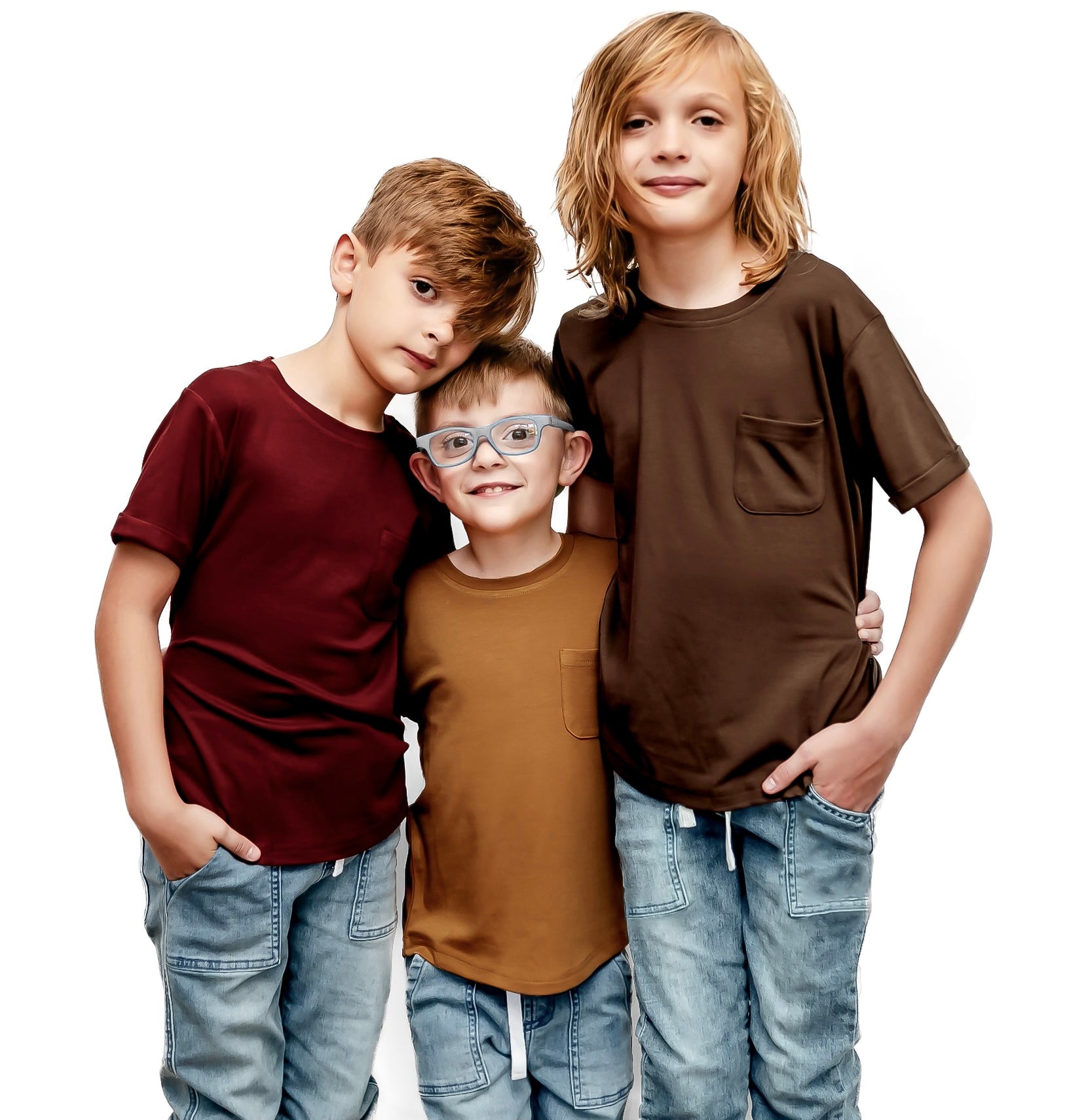 Bamboo Pocket Tee - Chocolate