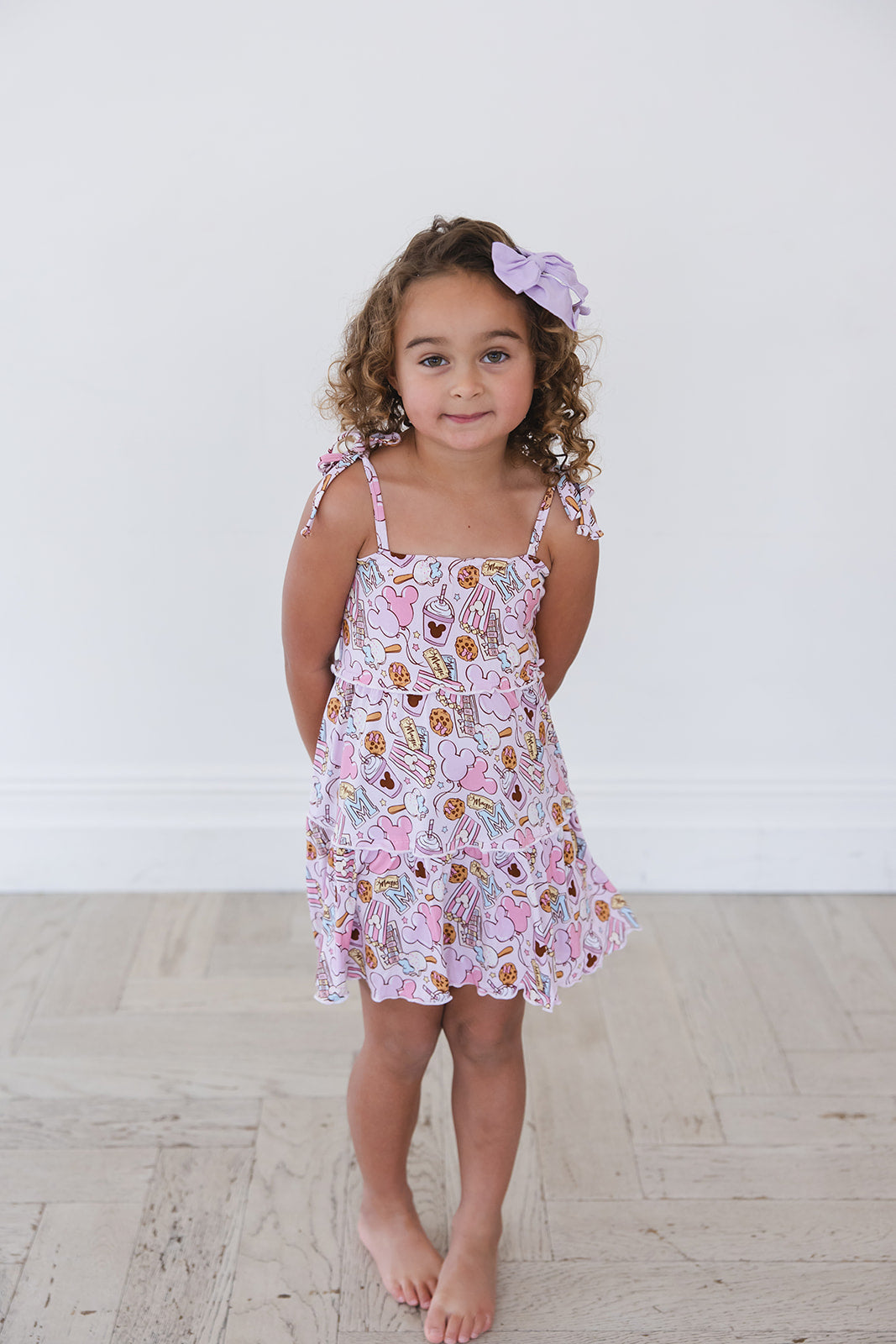 Snacks (pink) - Twirl Dress