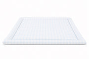 Light Blue Checkered Padded Baby Play Mat