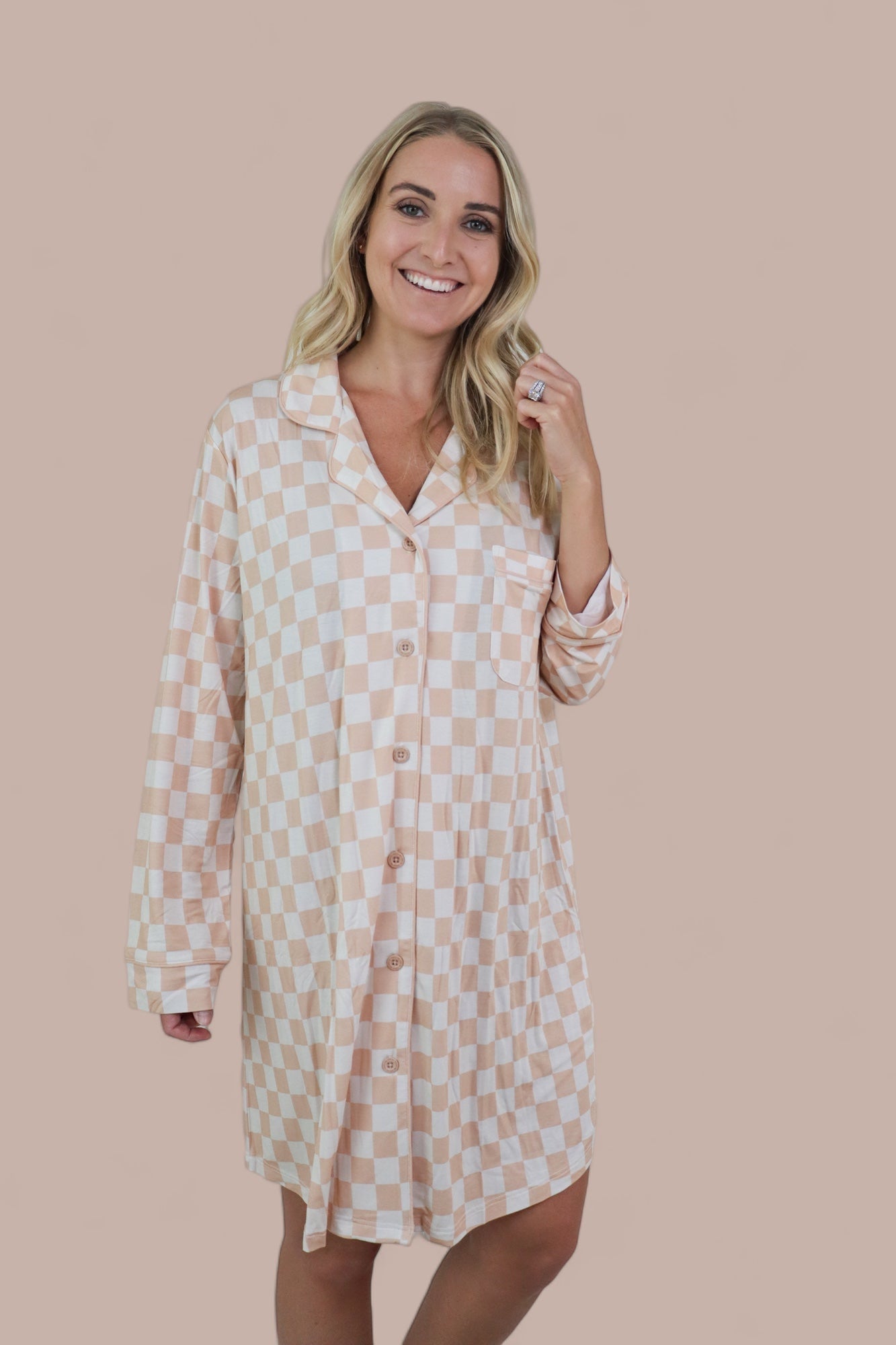 Sandy Checkers Women's Dream Gown