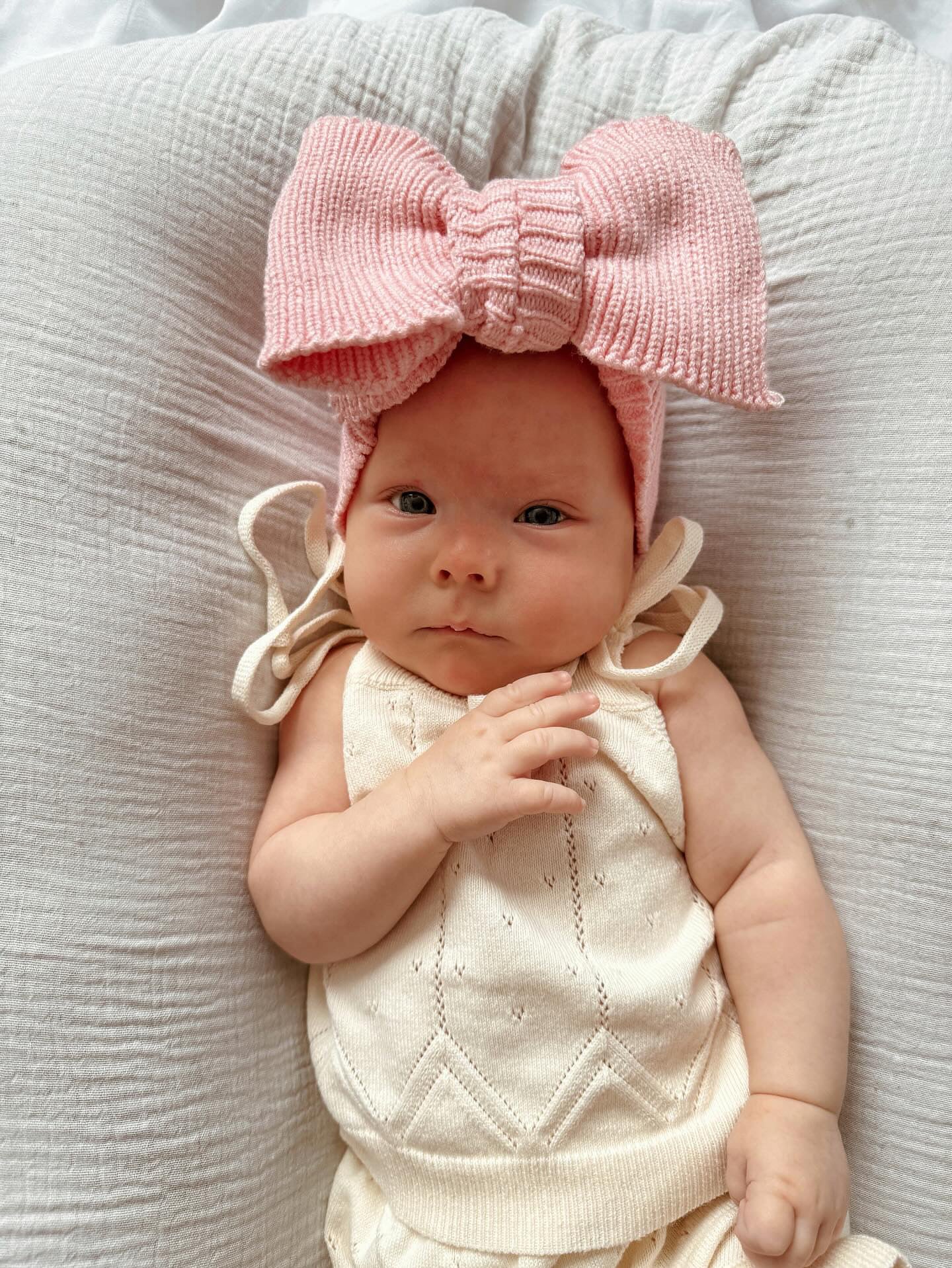 Luna + Luca Rib Headband - Rose