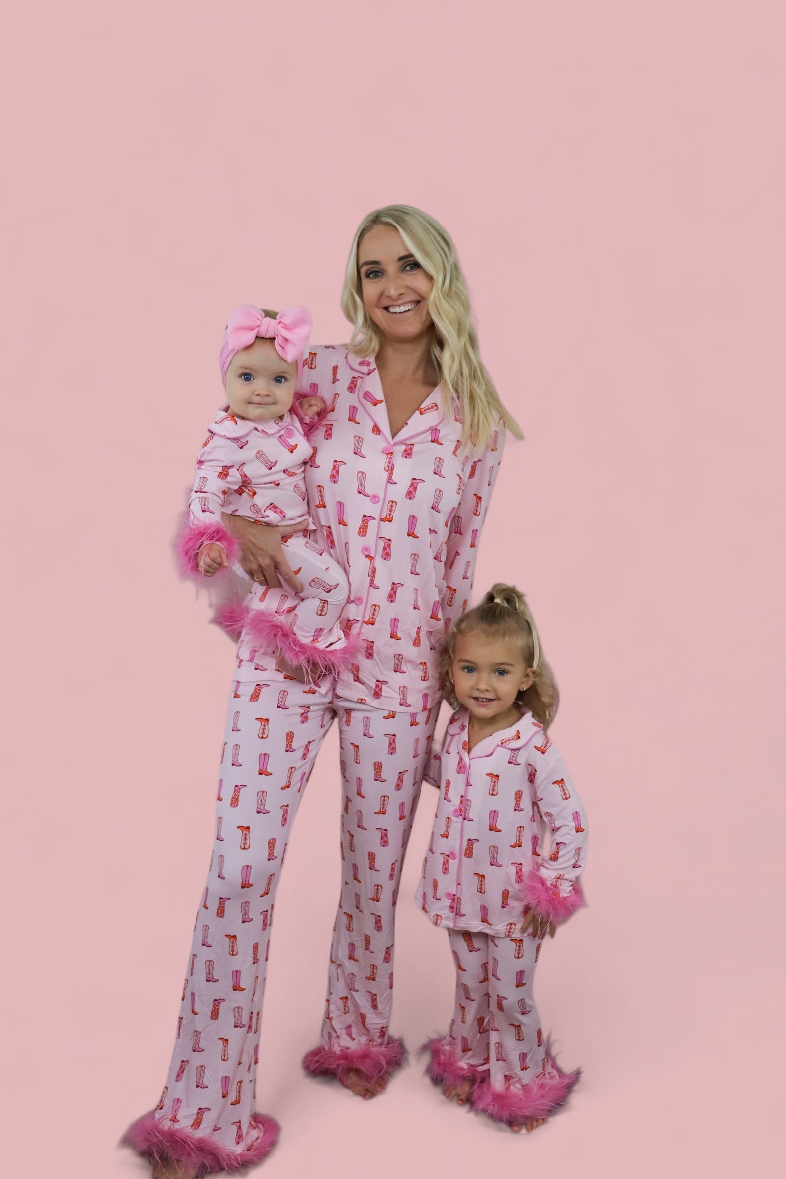 Exclusive Yee Haw Hollie Girl's Flare Feathered Dream Set