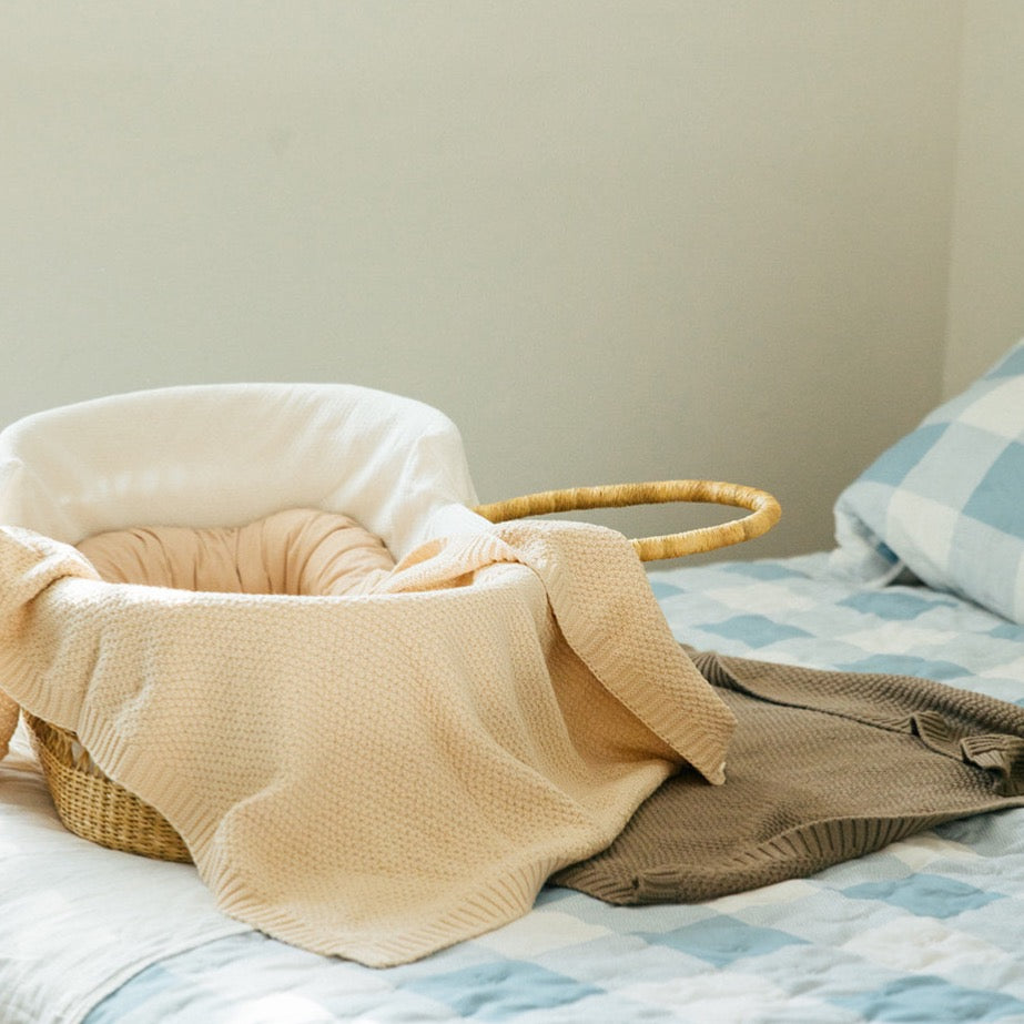 Knitted Blanket<br>pewter