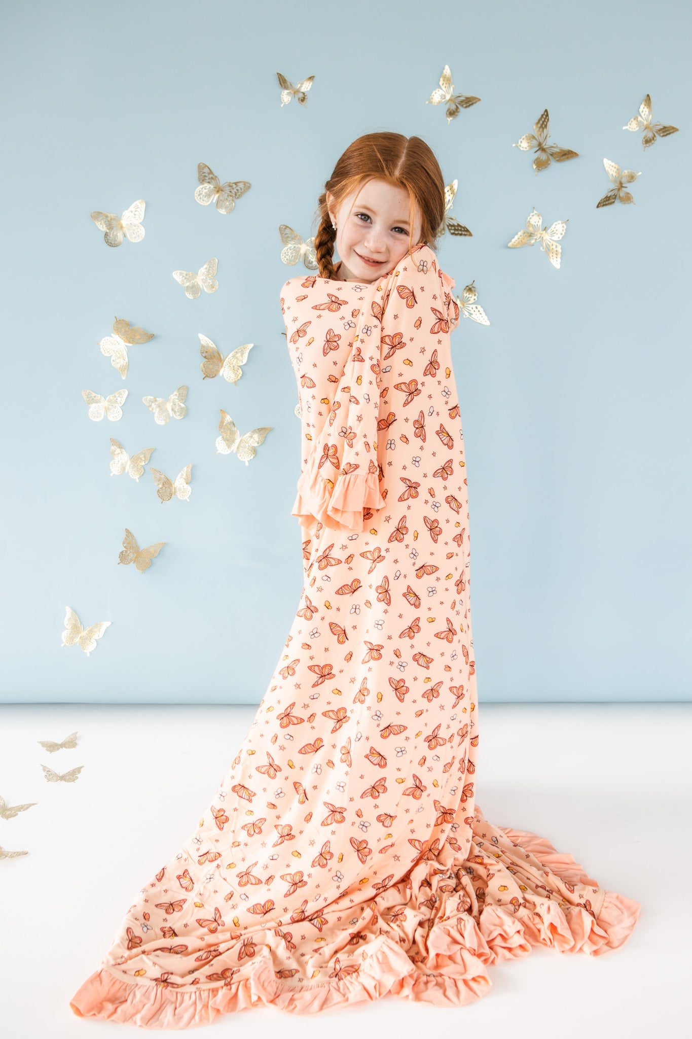 Chasing Butterflies Dream Ruffle Blanket