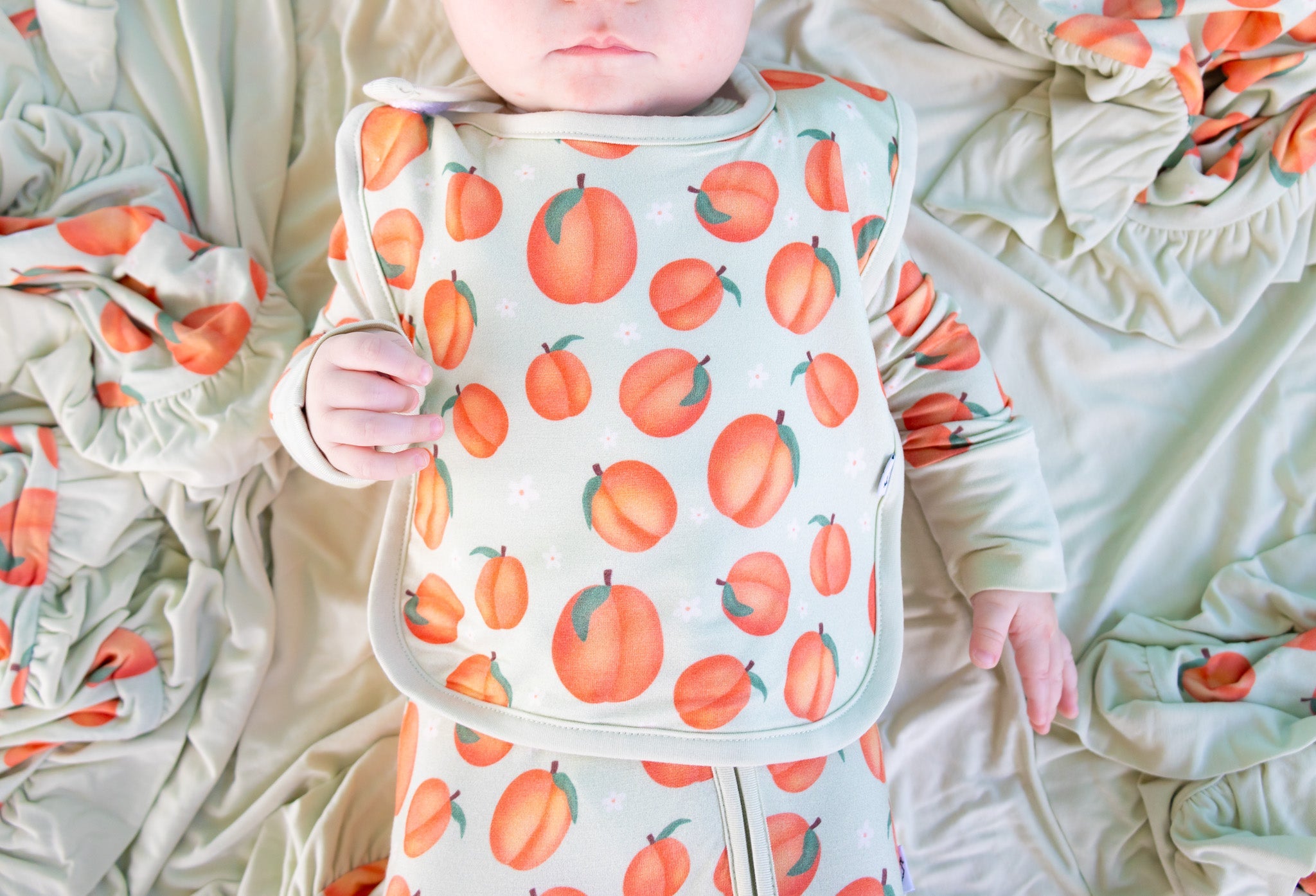 Peachy-keen Dream Baby Bib