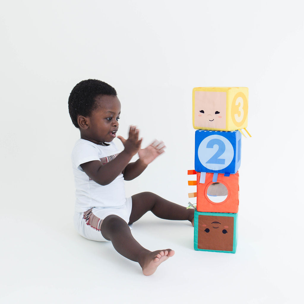 Shapes & Smiles Fabric Soft Blocks