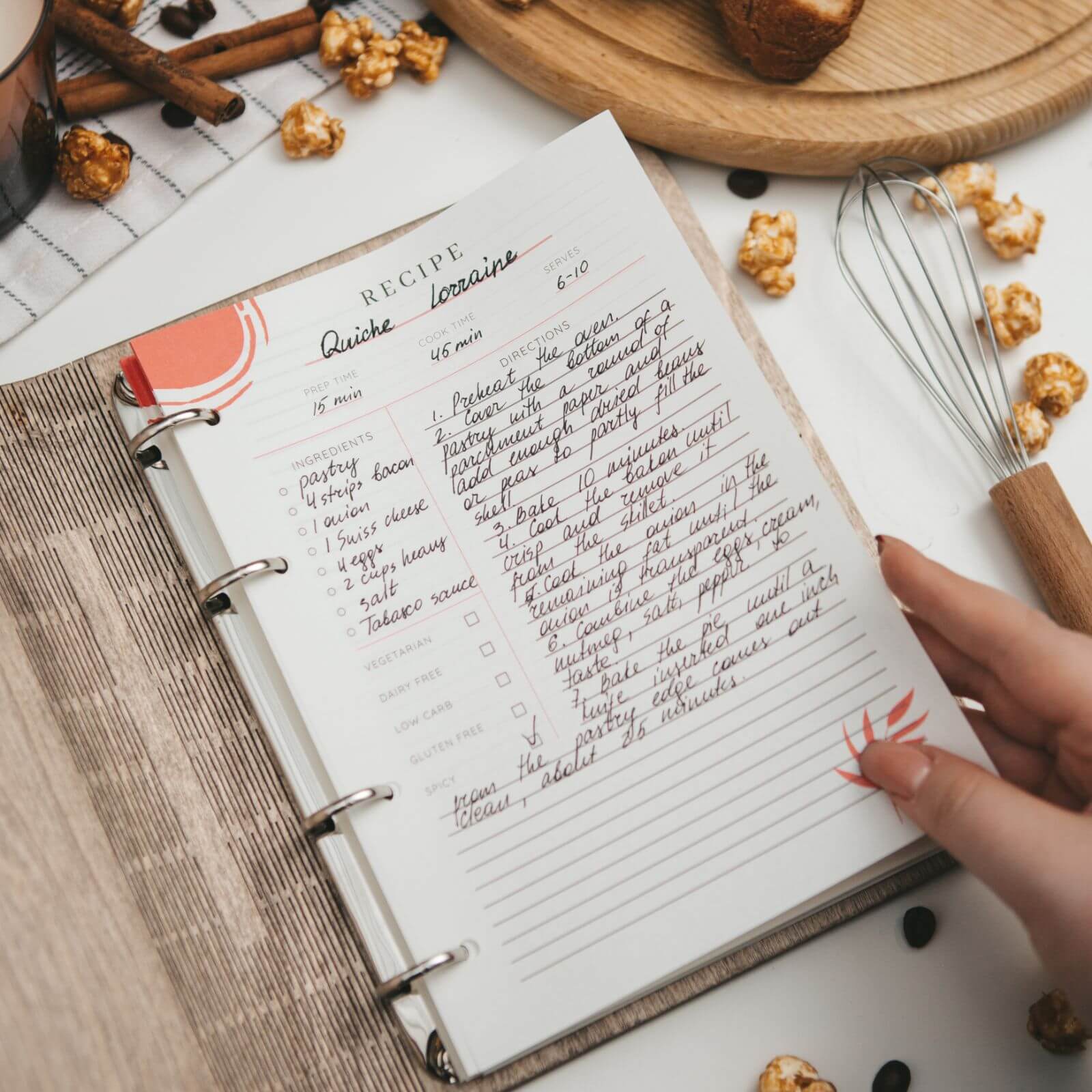 Extra Paper For Recipe Book 📃