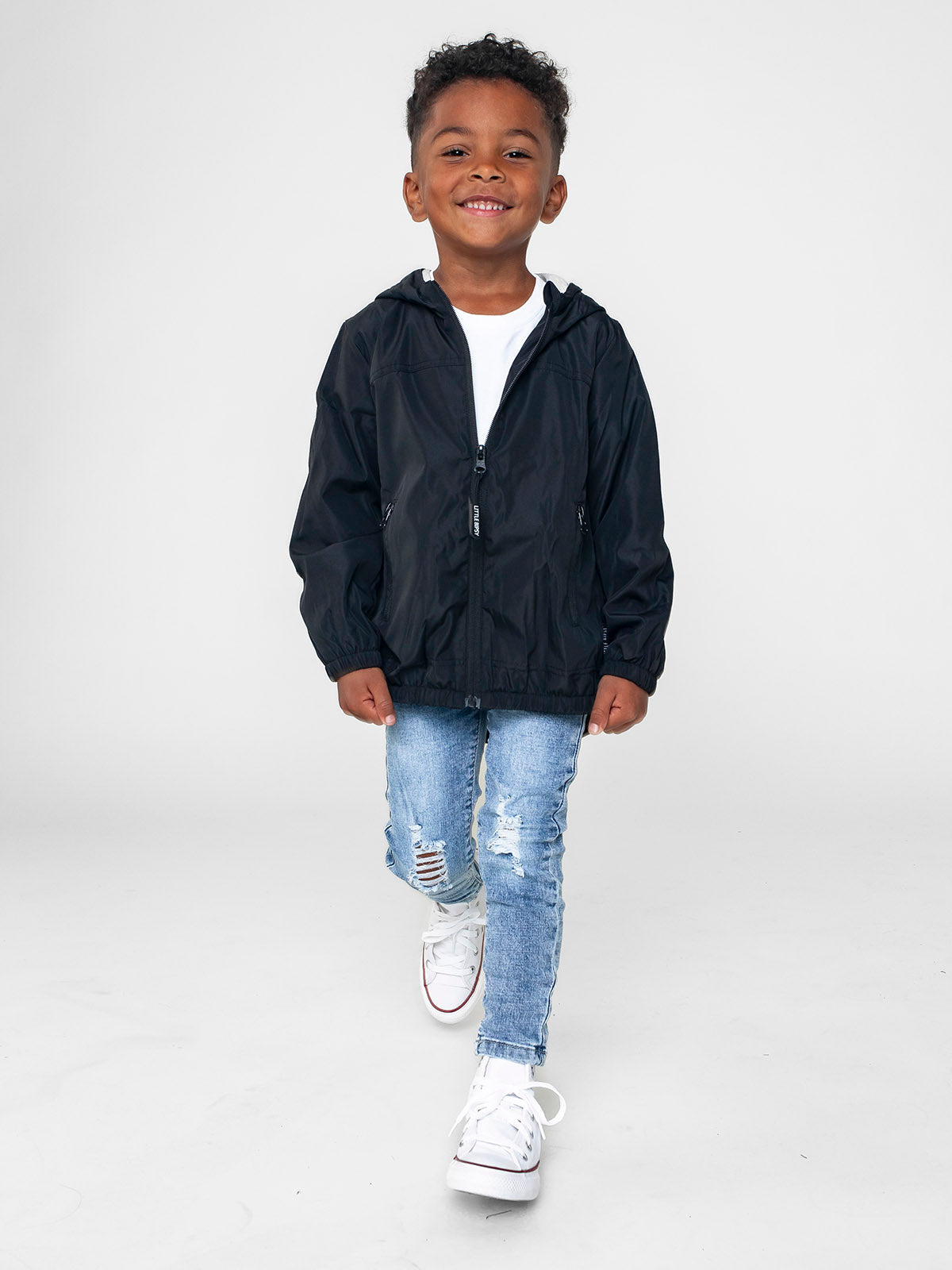 Light Wash Distressed Denim