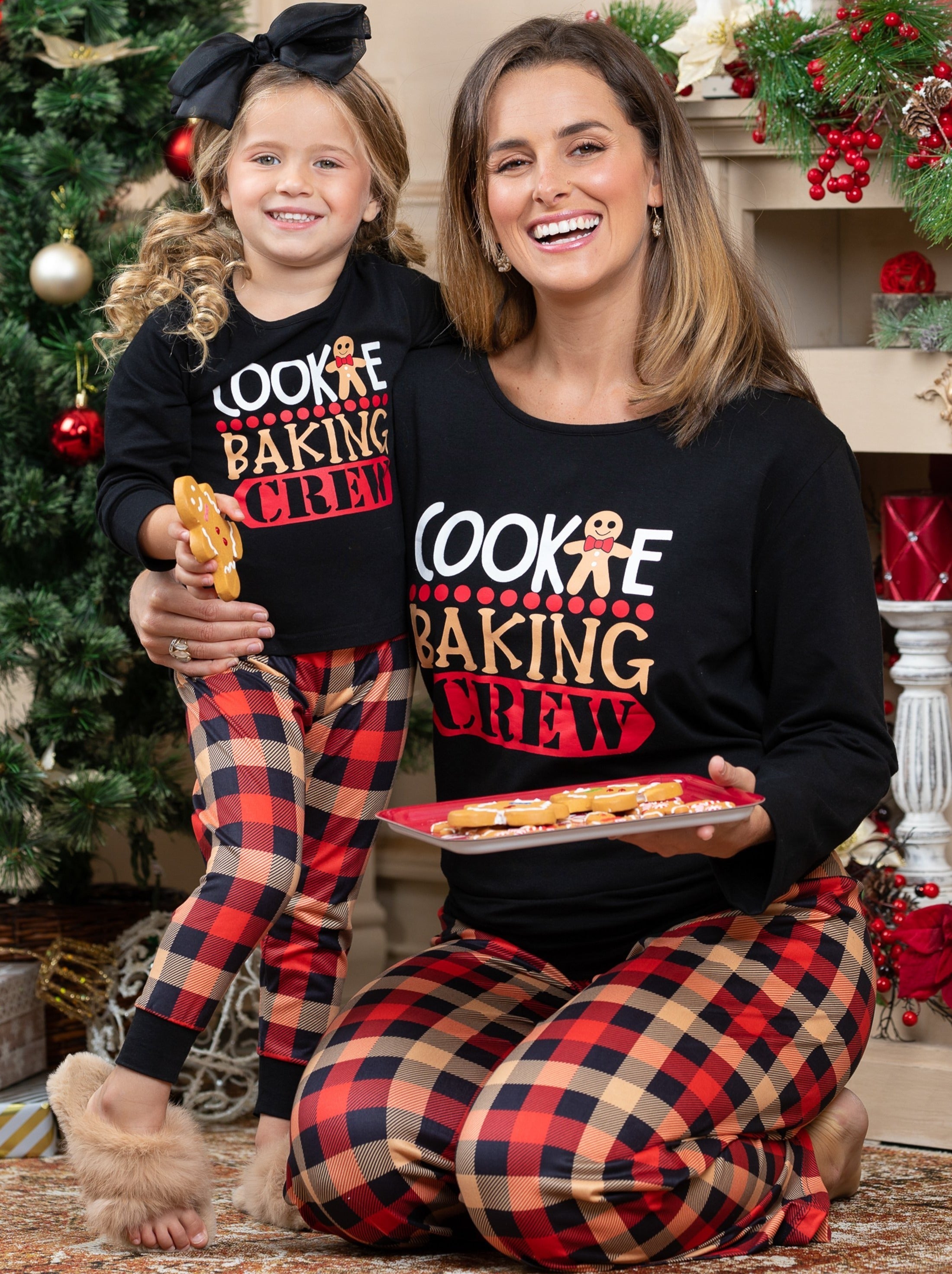 Mommy And Me Cookie Baking Crew Pajama Set