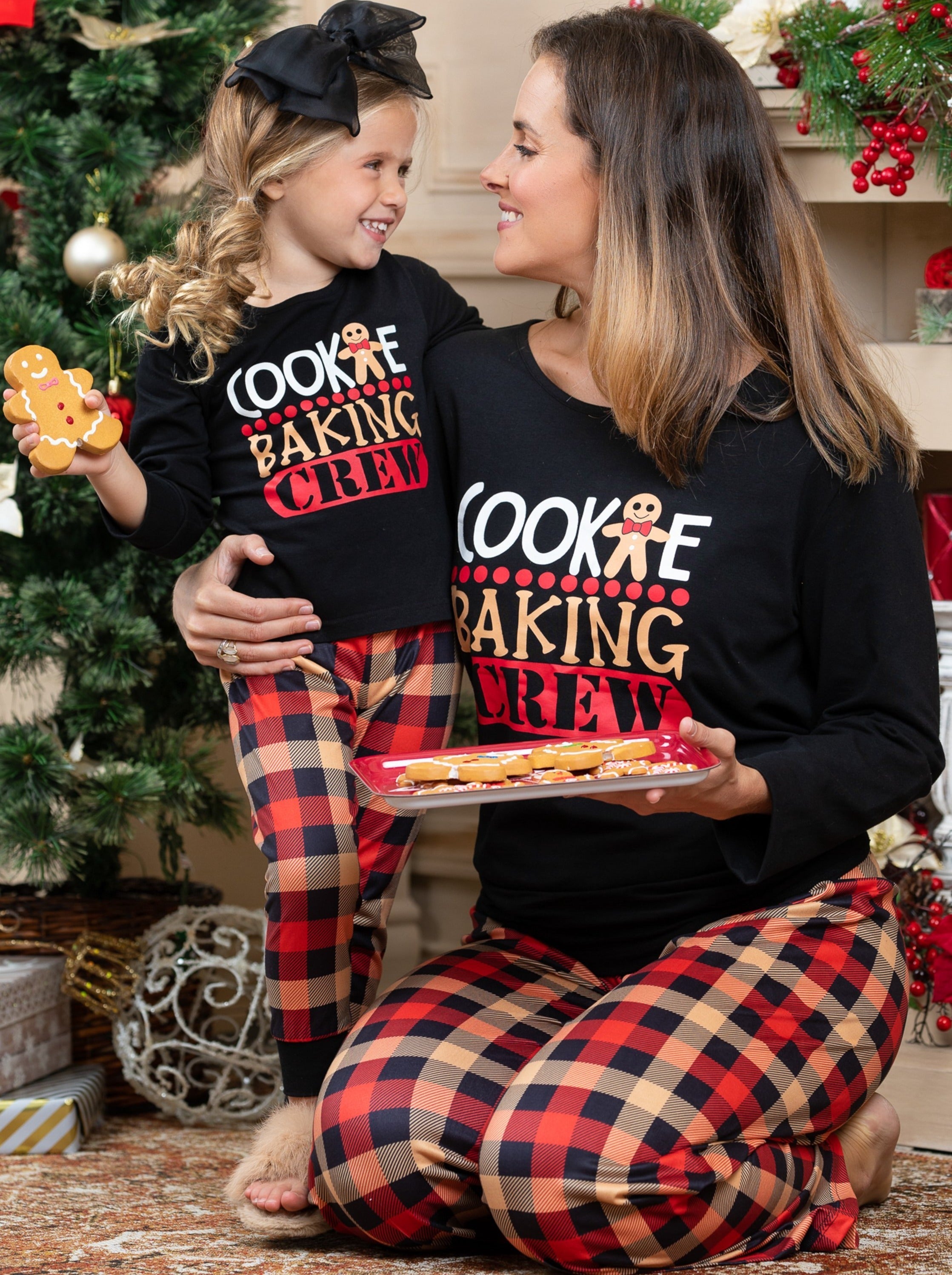 Mommy And Me Cookie Baking Crew Pajama Set