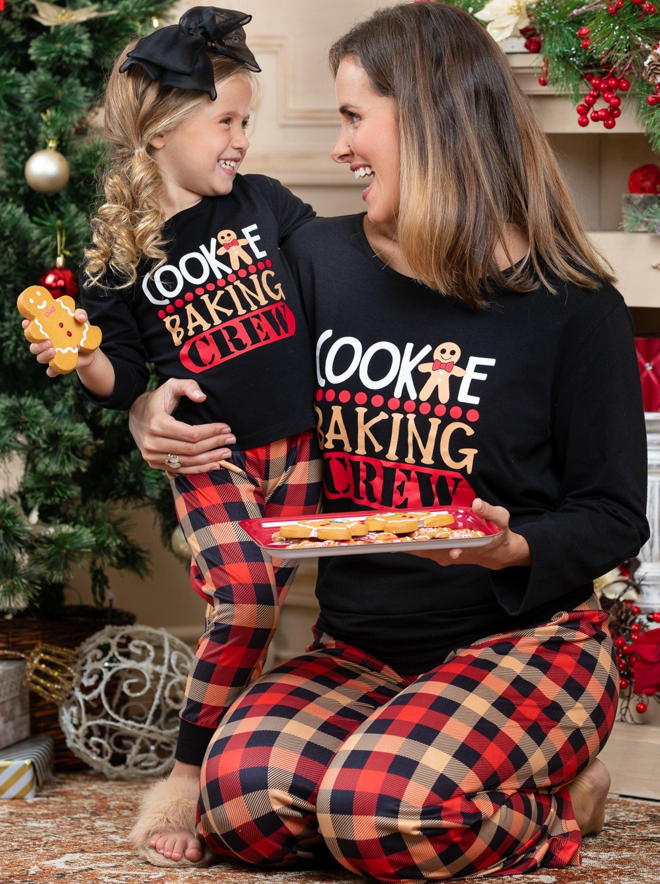 Mommy And Me Cookie Baking Crew Pajama Set