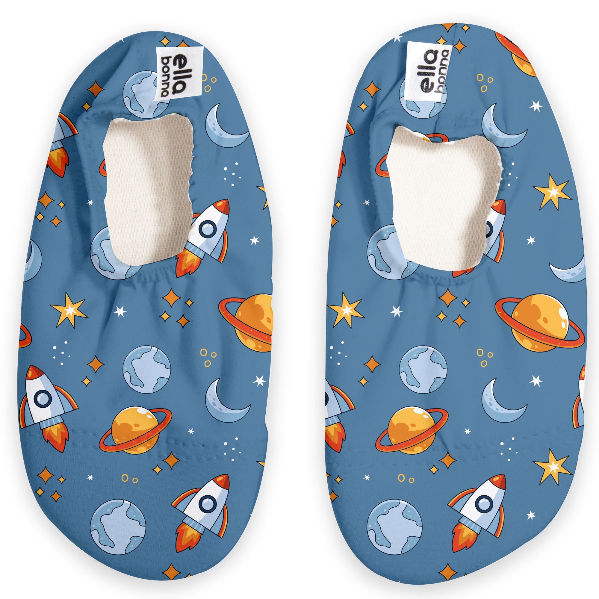 Non-slip Sole, Unisex Baby, Children's Sea Shoes, Pool Booties, Space