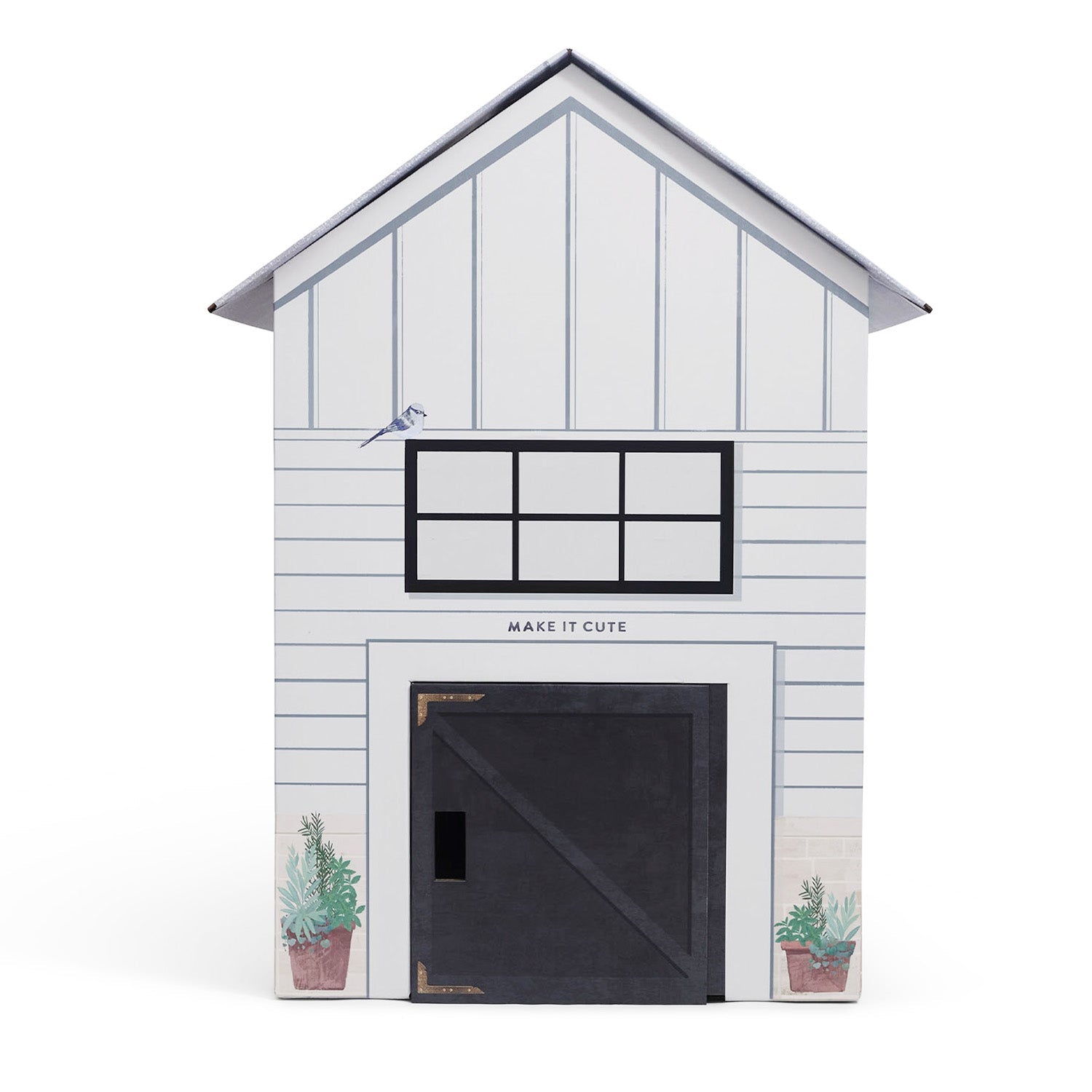 Modern Farmhouse - Cardboard Playhouse