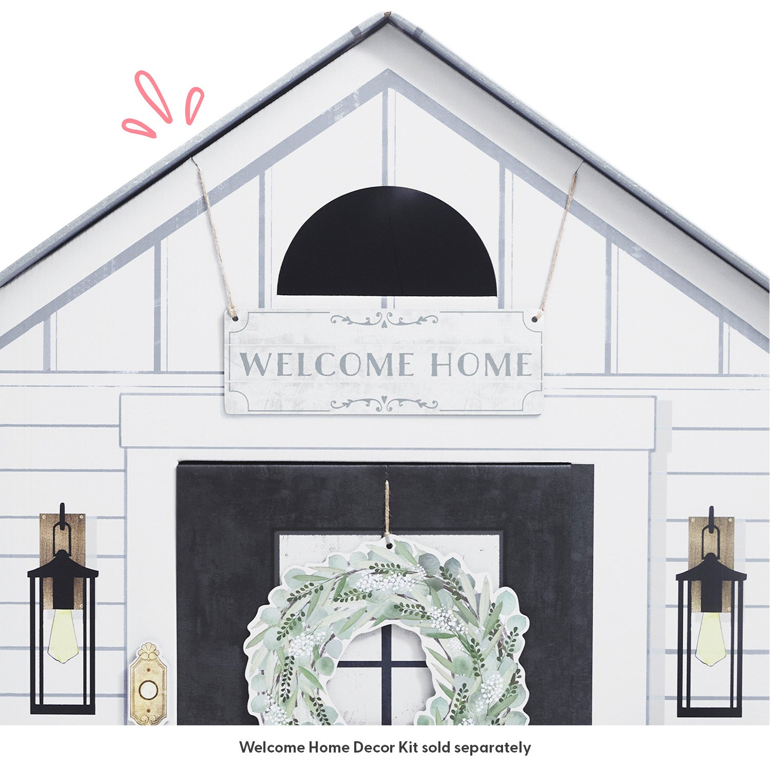Modern Farmhouse - Cardboard Playhouse