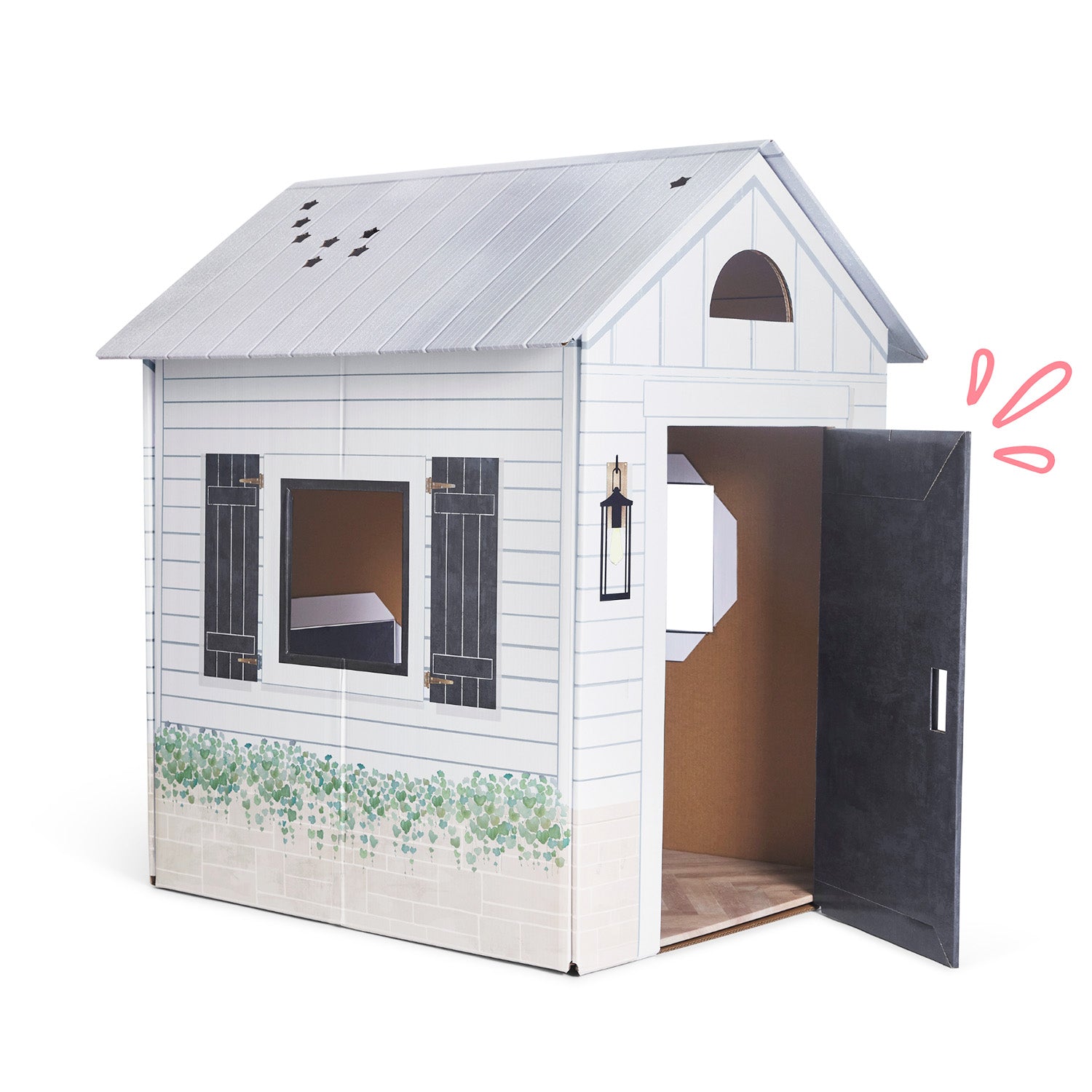 Modern Farmhouse - Cardboard Playhouse