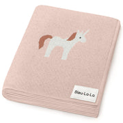 Knit Unicorn Blanket