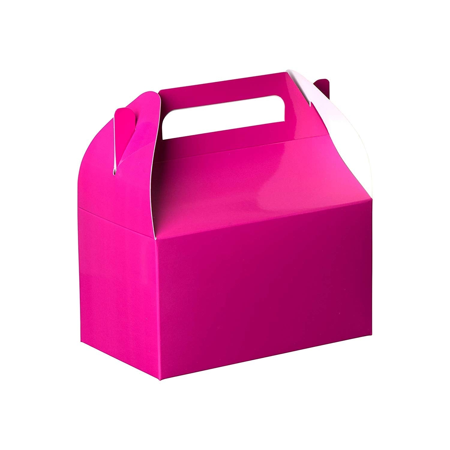 Party Favors Paper Pink 6.25" X 3.75" X 3.5" Treat Boxes 20 Pack