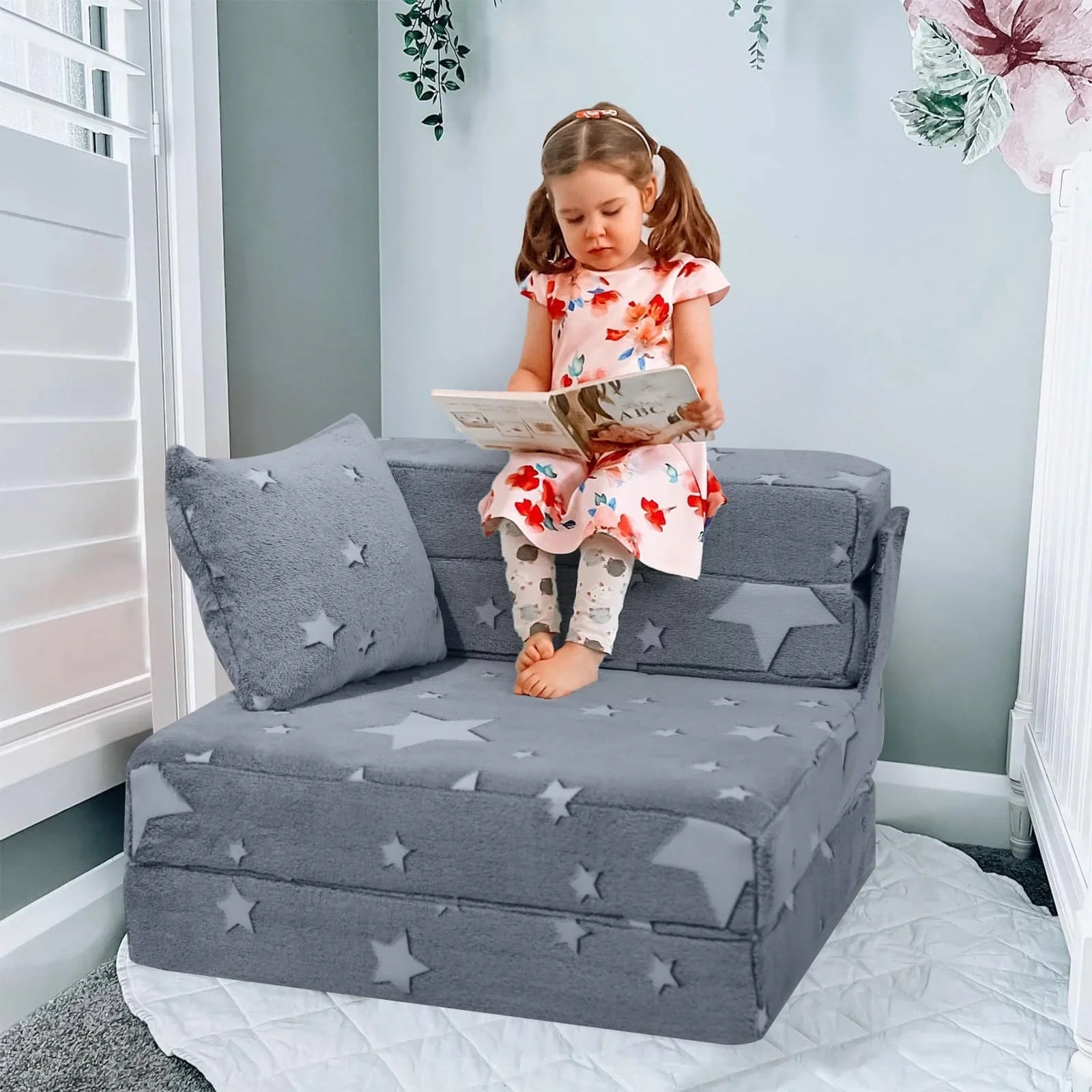 Convertible Kids Foldable Floor Mattress