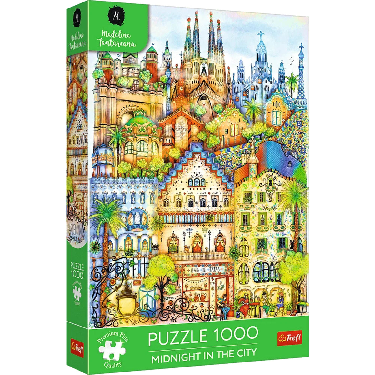 Premium Plus Midnight In Barcelona 1000 Piece Puzzle
