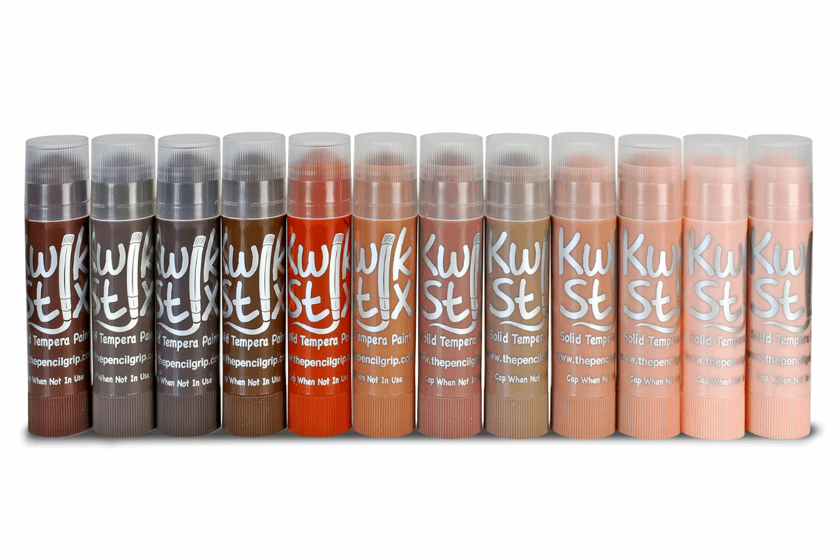 Kwik Stix Paint Sticks, Class Pack Set Of 72 Global Skin Tones