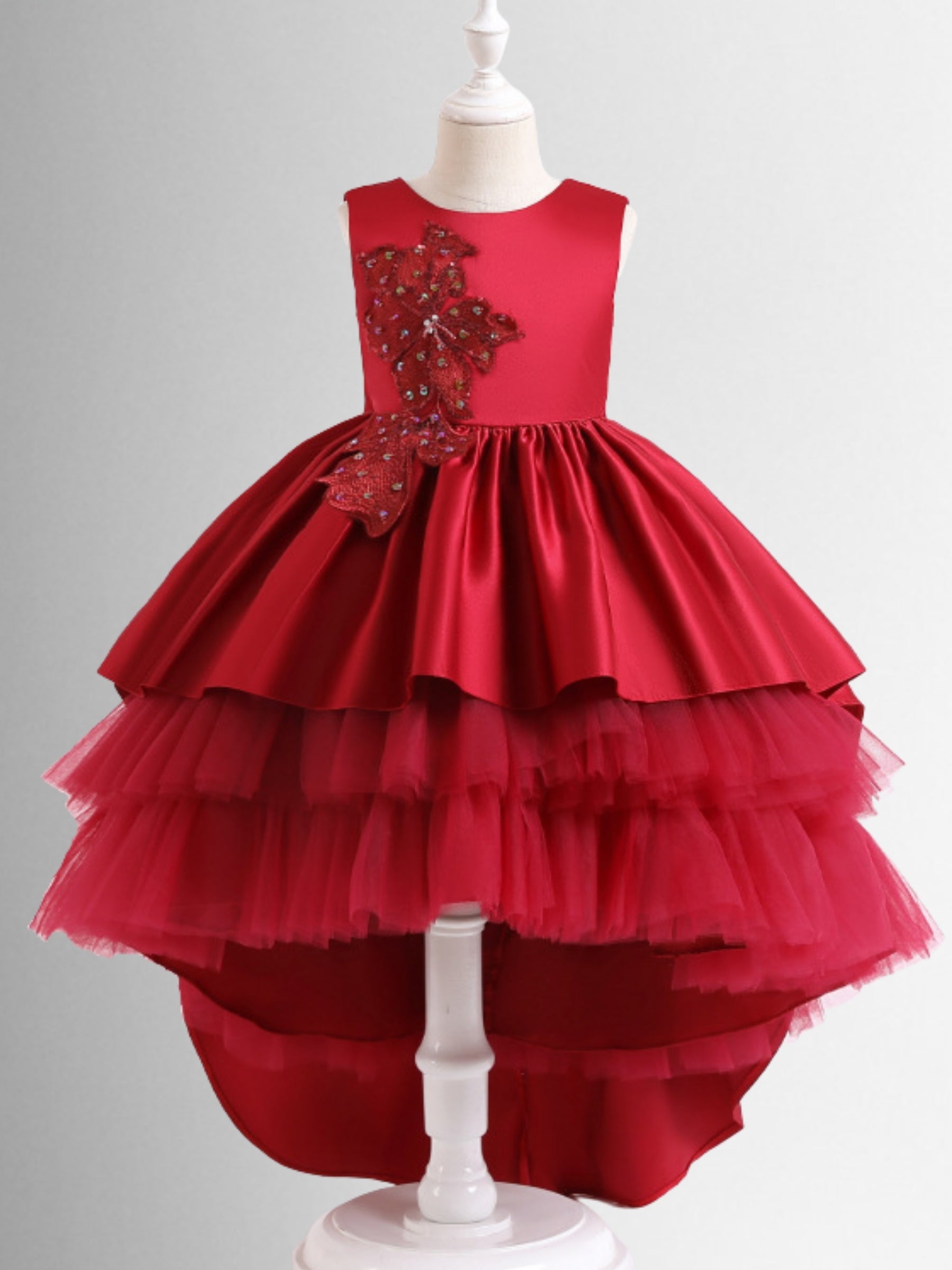 Ready To Twirl Hi-lo Layered Holiday Dress