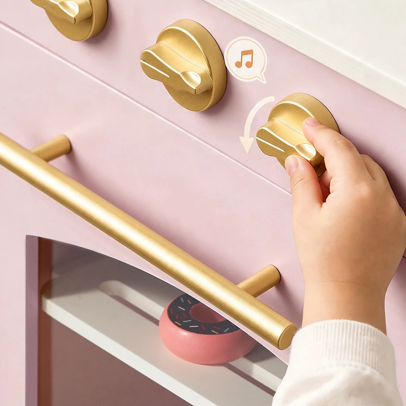 ® Wooden Play Kitchen With Storage For Creative Toddlers