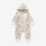 Zip Up Hoodie Romper - Wildflower