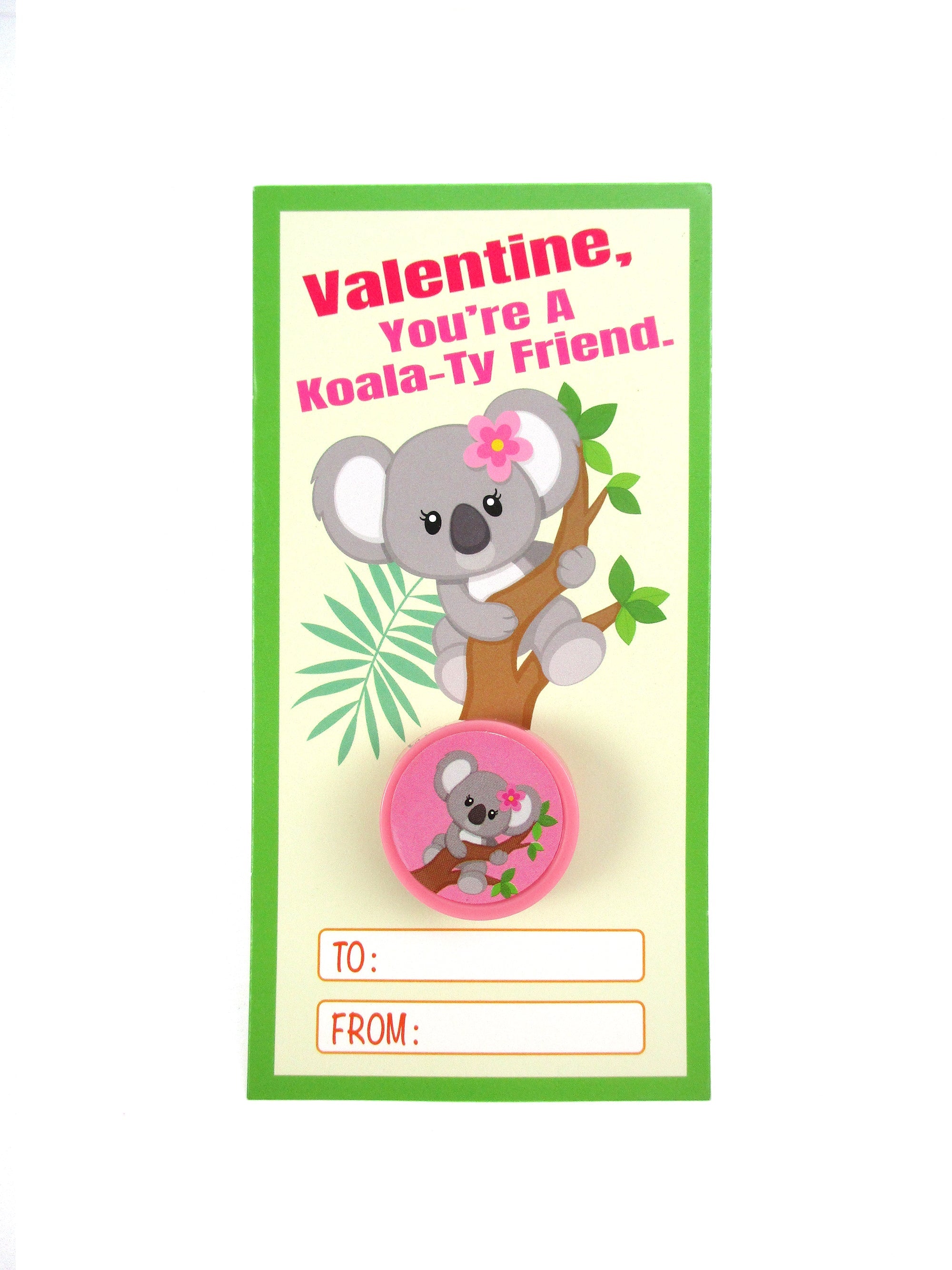 Koala Valentine's Day Cards With Stampers For Classroom Exchange