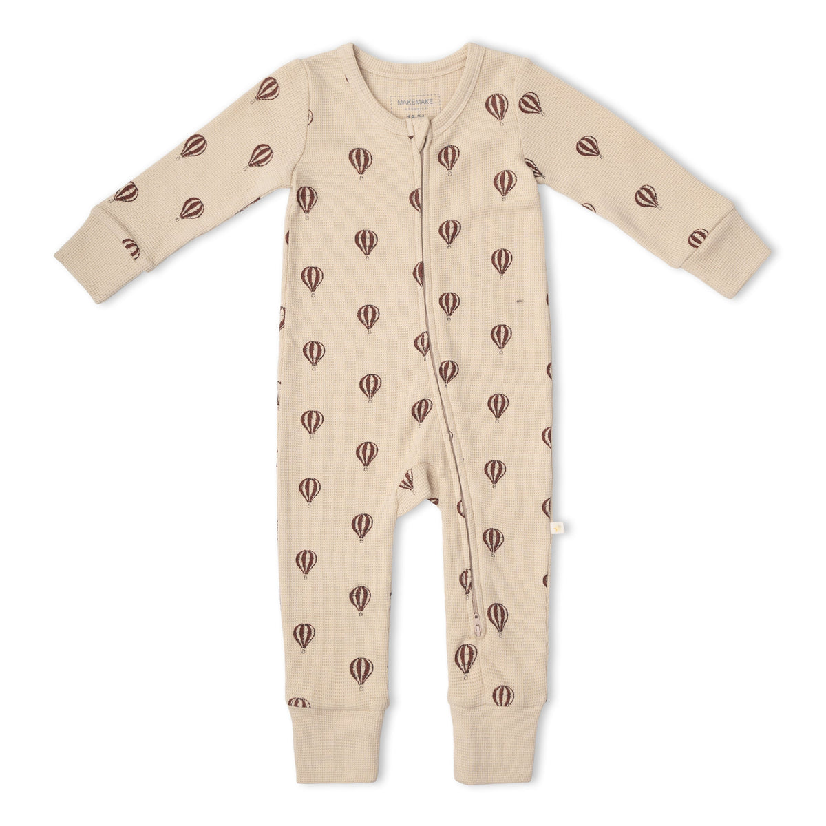 Organic 2-way Zip Romper - Ballon Voyage