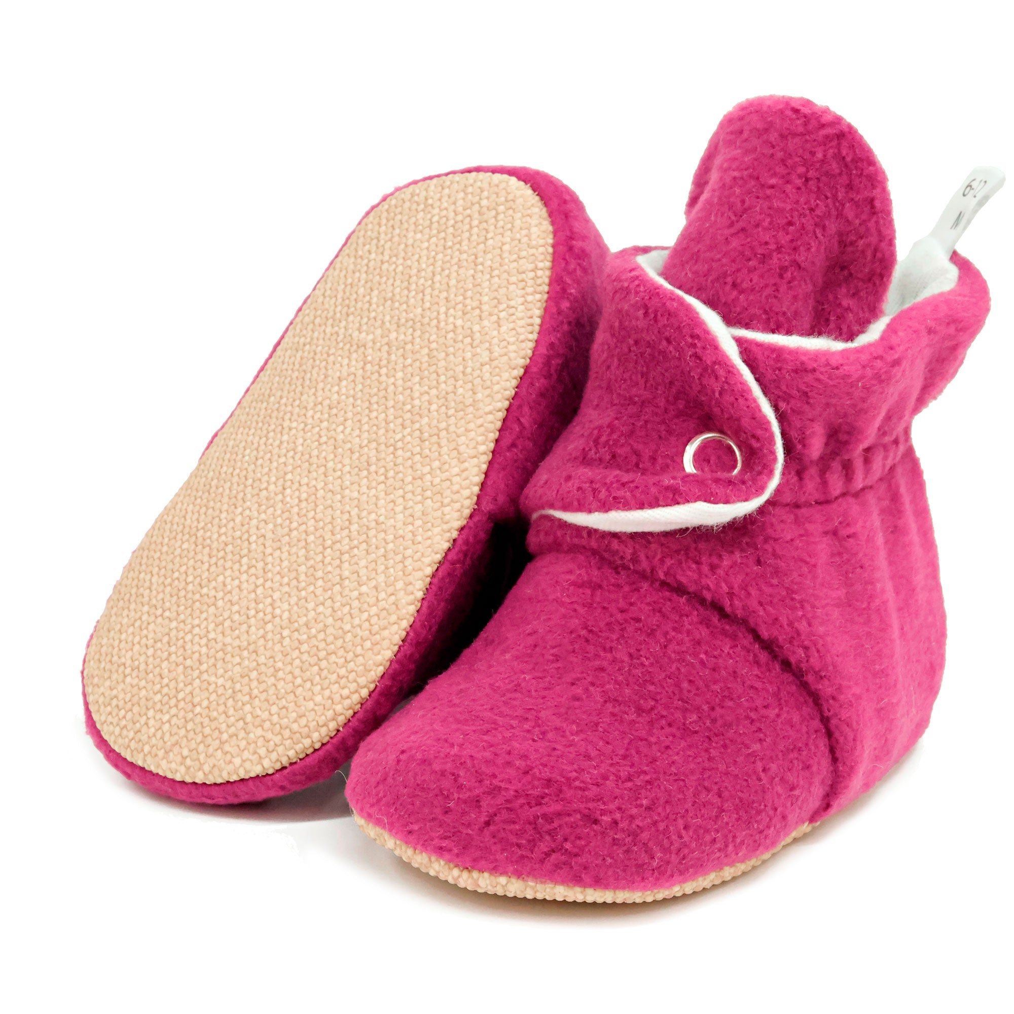 Organic Baby Booties, Newborn Booties Basic, Purple